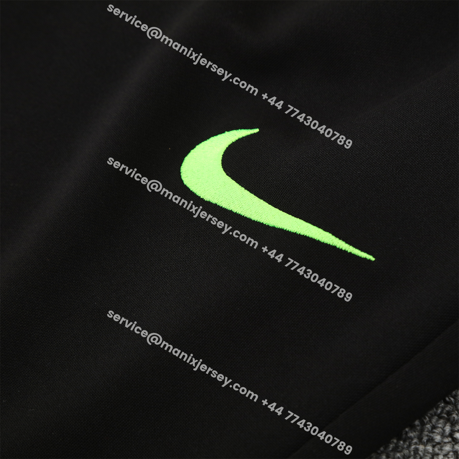 ManixJersey.com | Barcelona 25-26 Training Hoodie Set - Blue Green Hoodie and Black Pants -Customize Name, Number and Patch | Worldwide Shipping