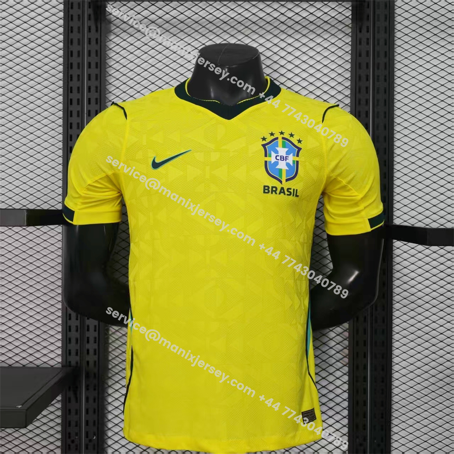 ManixJersey.com | Brazil 2026 Home Jersey - Player Version -Customize Name, Number and Patch | Worldwide Shipping