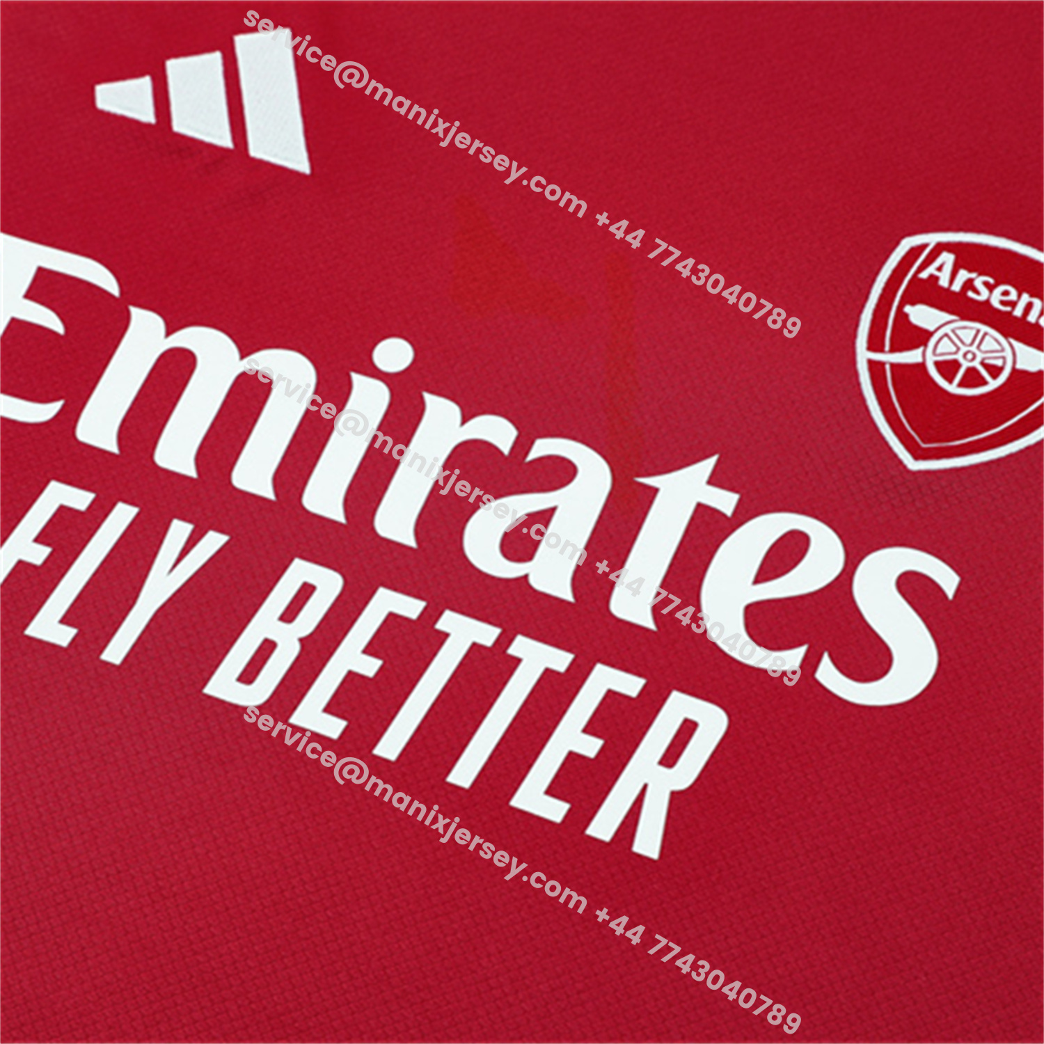 ManixJersey.com | Arsenal 25-26 Kids Short-Sleeve Training Set - Red Top & Green Shorts -Customize Name, Number and Patch | Worldwide Shipping
