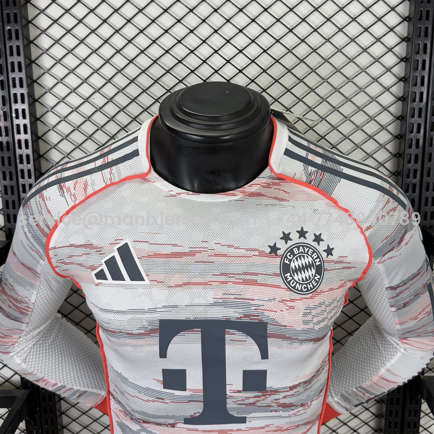 ManixJersey.com | Bayern Munich 25-26 Away Long Sleeves Jersey - Player Version -Customize Name, Number and Patch | Worldwide Shipping