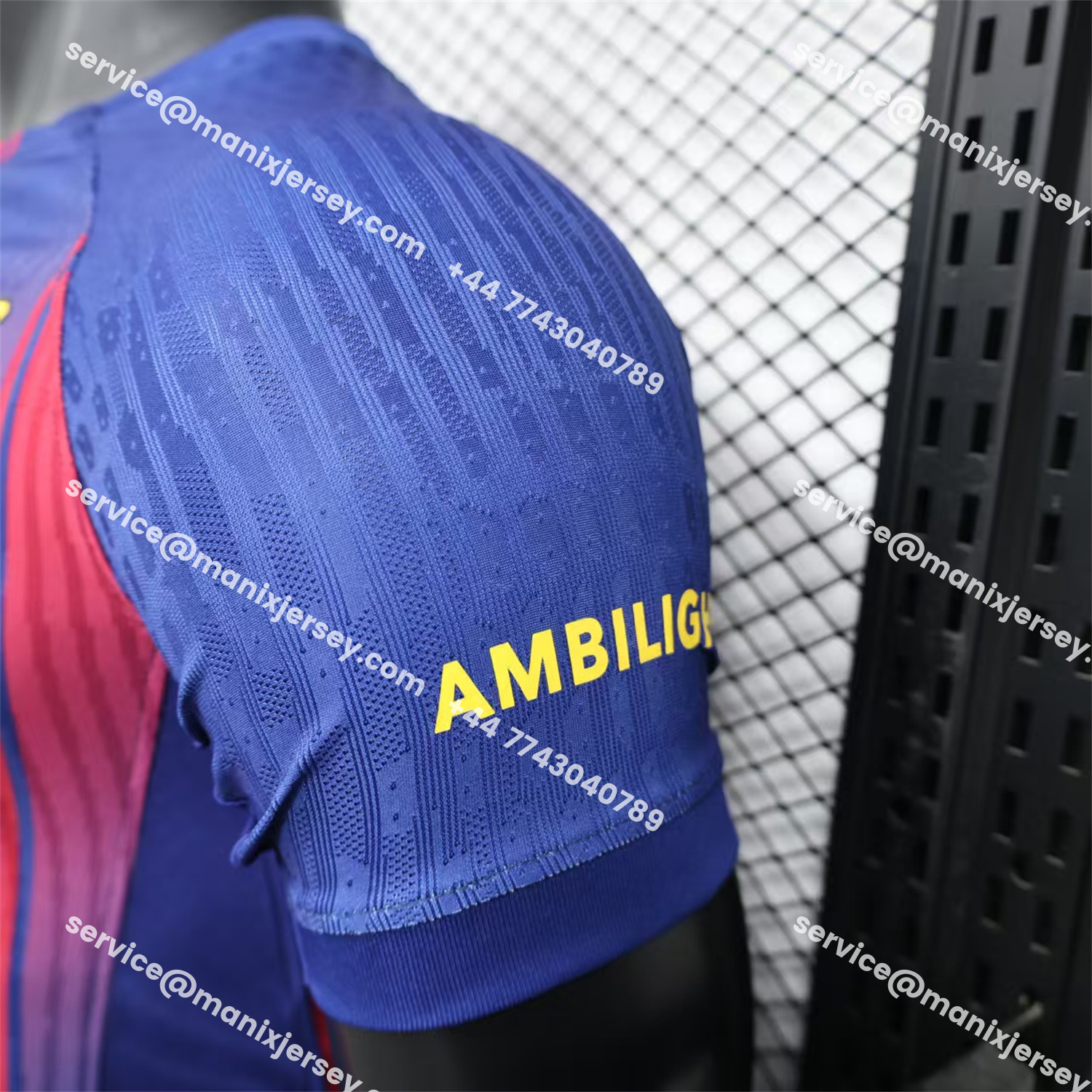 ManixJersey.com | Barcelona 25-26 Home Unsponsored Jersey - Player Version -Customize Name, Number and Patch | Worldwide Shipping