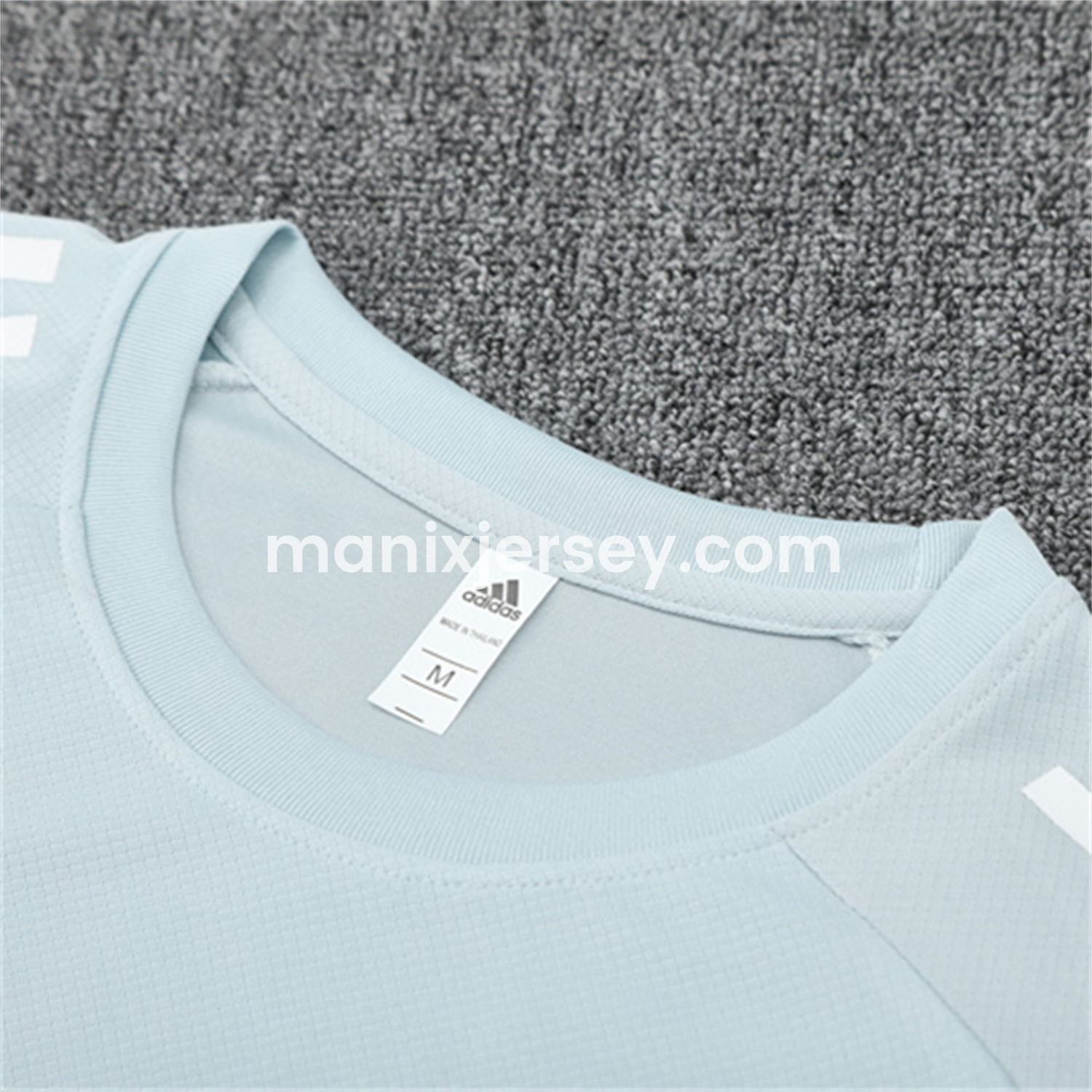 ManixJersey.com | Japan 25-26 Kids Short-Sleeve Training Set - Light Blue Top and Black Shorts -Customize Name, Number and Patch | Worldwide Shipping