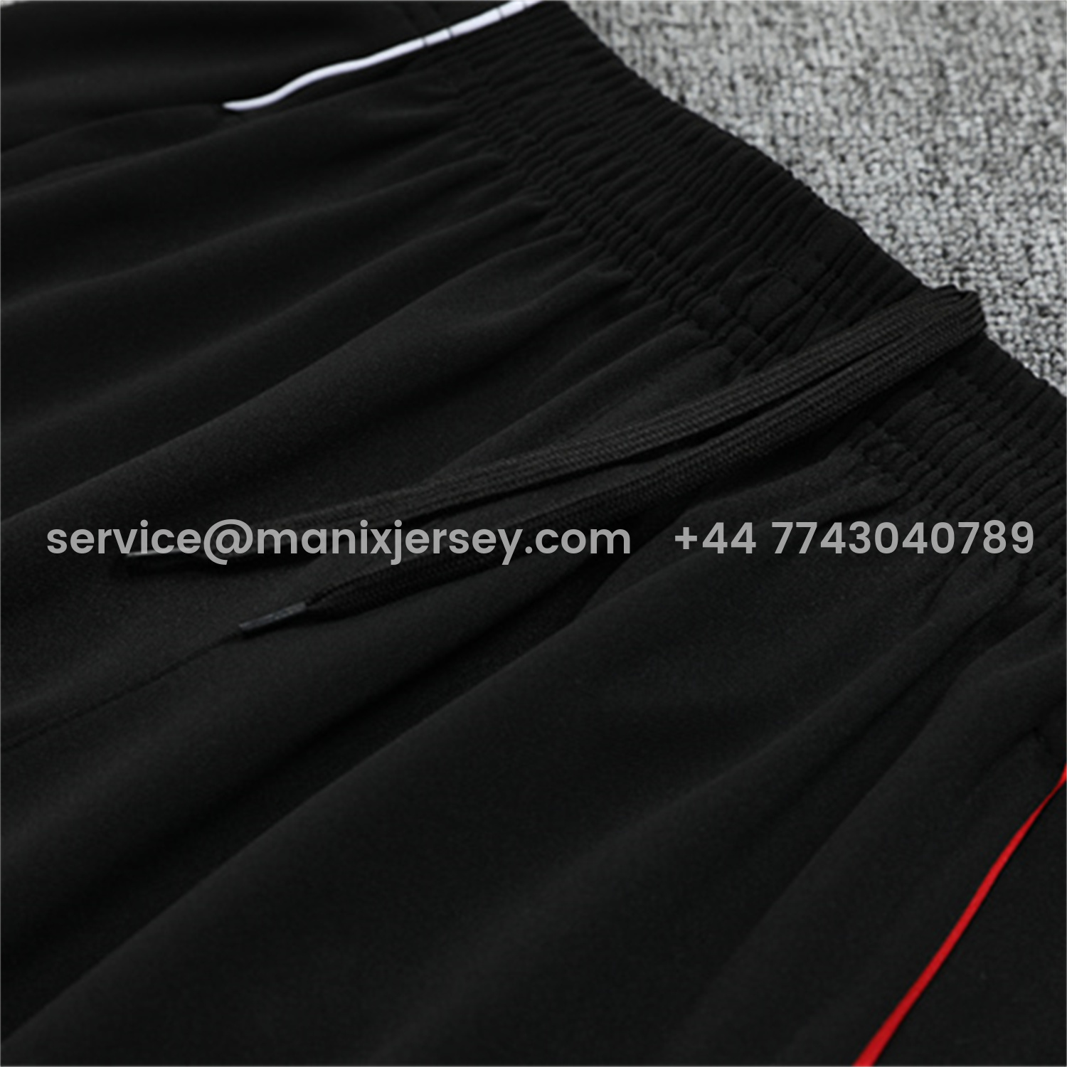 ManixJersey.com | Ajax 25-26 Long Sleeve Training Set - Black Top and Black Pants -Customize Name, Number and Patch | Worldwide Shipping