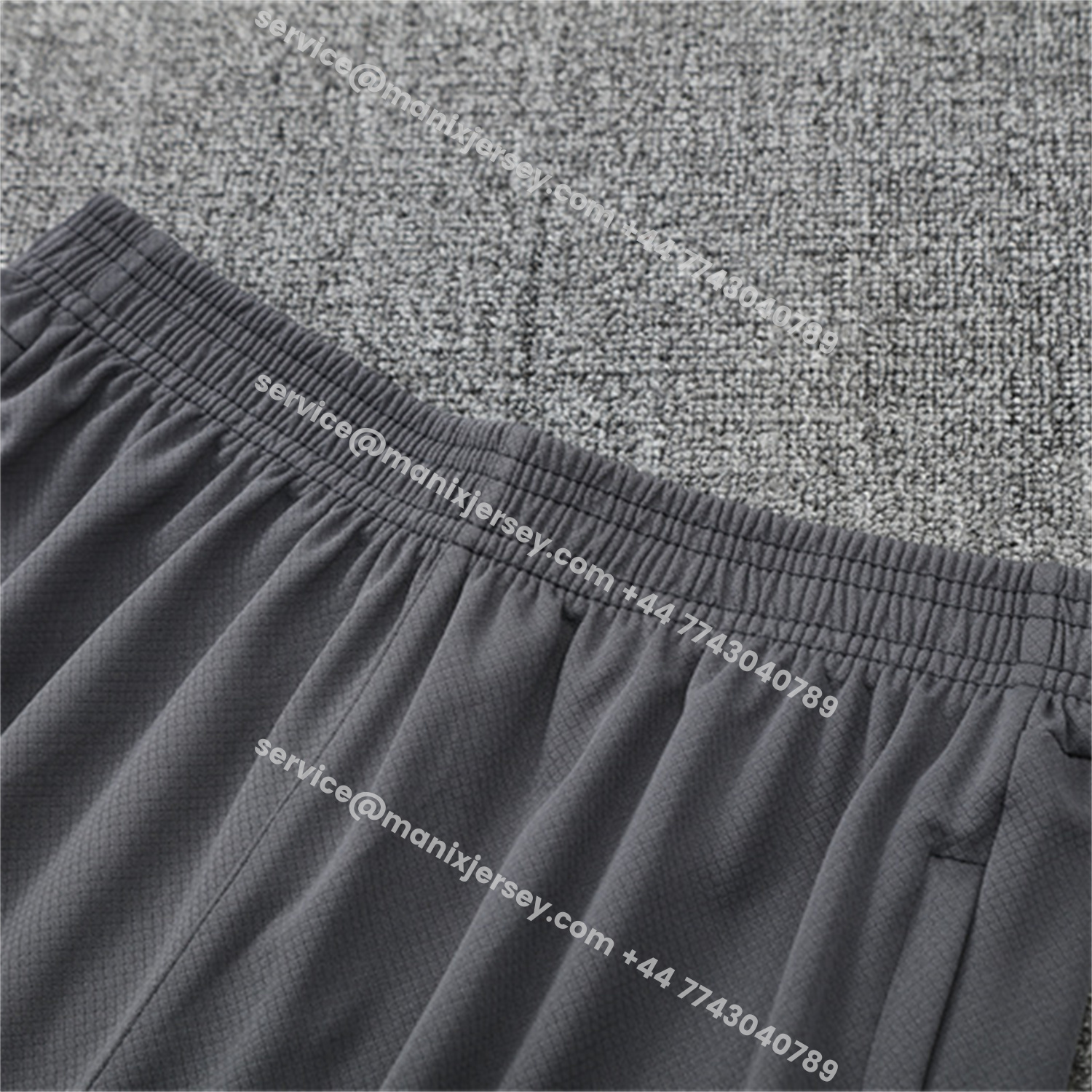 ManixJersey.com | Feyenoord 25-26 Short-Sleeve Training Set - Dark Gray Top & Dark Gray Shorts -Customize Name, Number and Patch | Worldwide Shipping