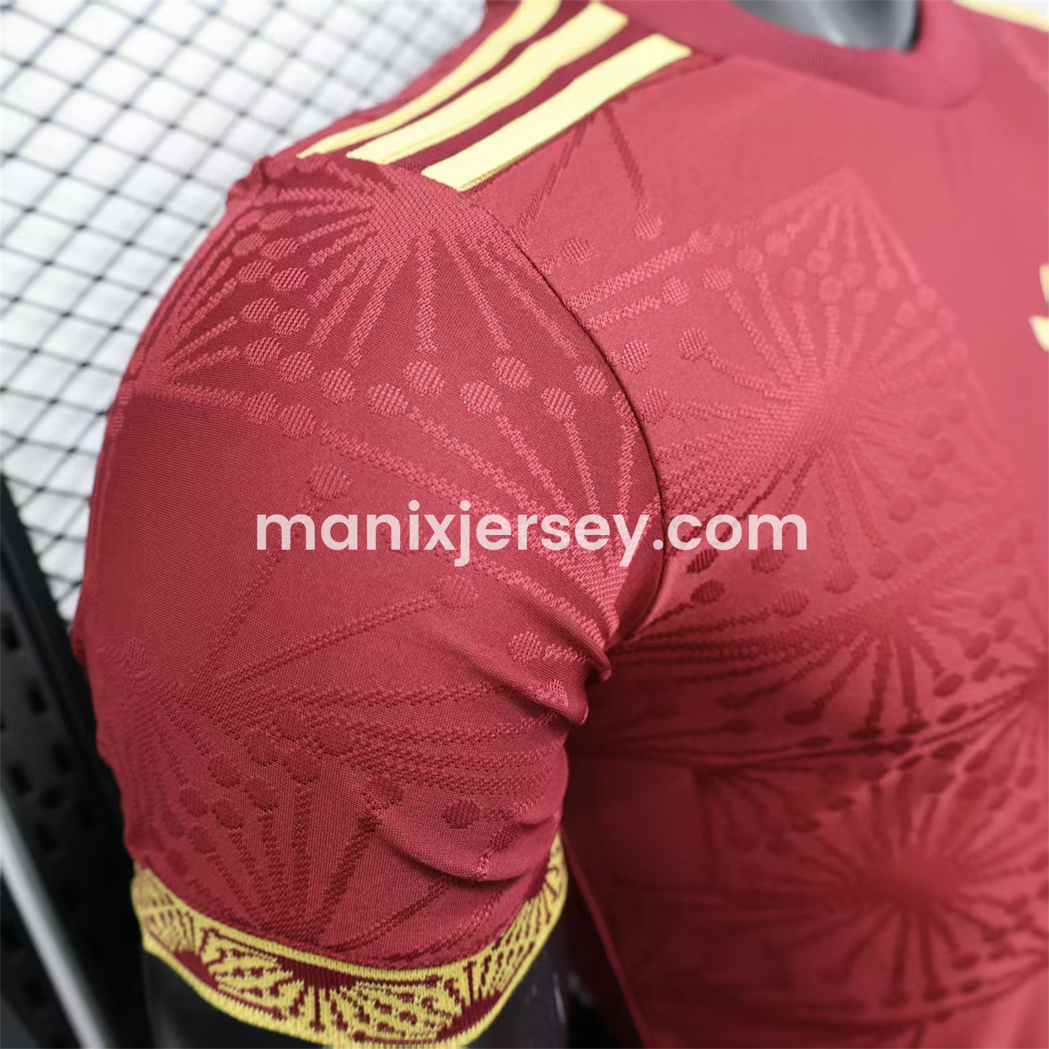 ManixJersey.com | Mexico 2025 Round Logo Red Special Edition Jersey - Player Version -Customize Name, Number and Patch | Worldwide Shipping