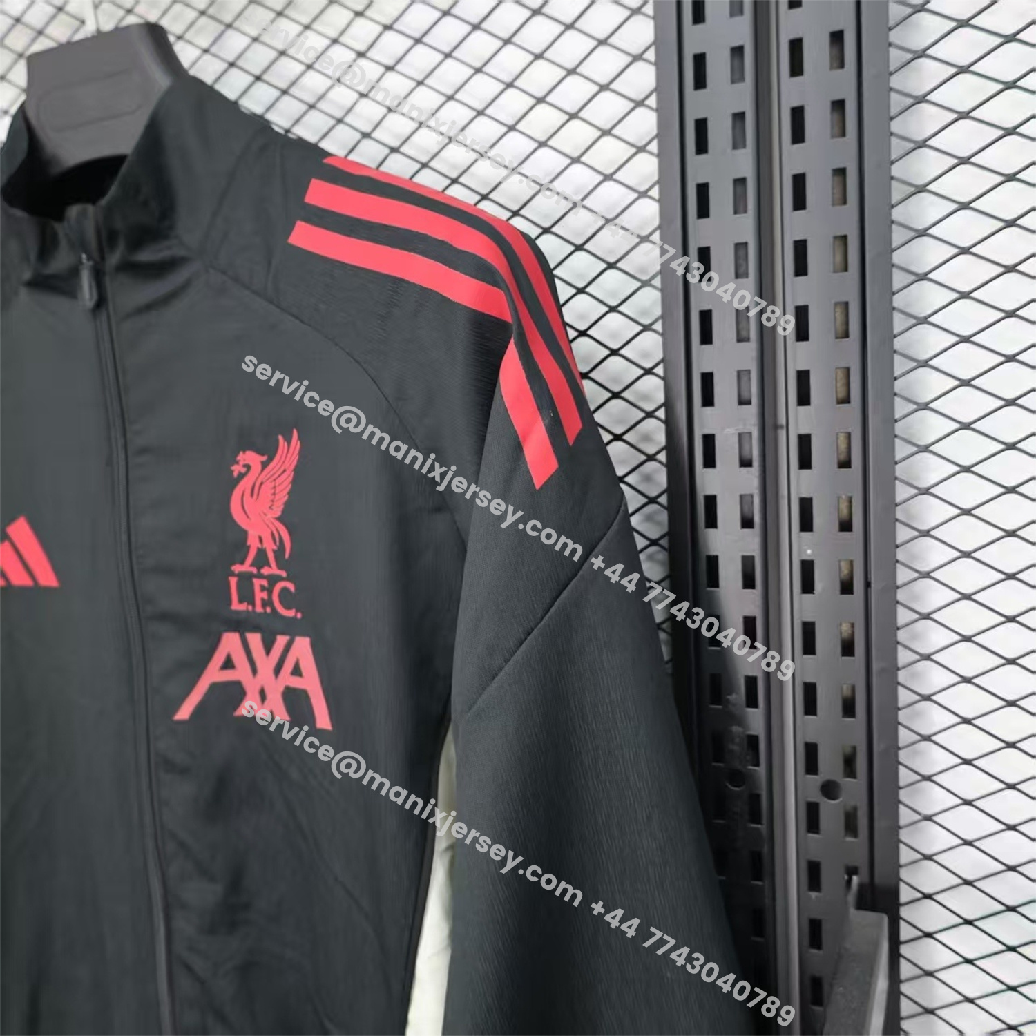 ManixJersey.com | Liver.pool 25-26 Black Windbreaker Jacket - Deep Green -Customize Name, Number and Patch | Worldwide Shipping