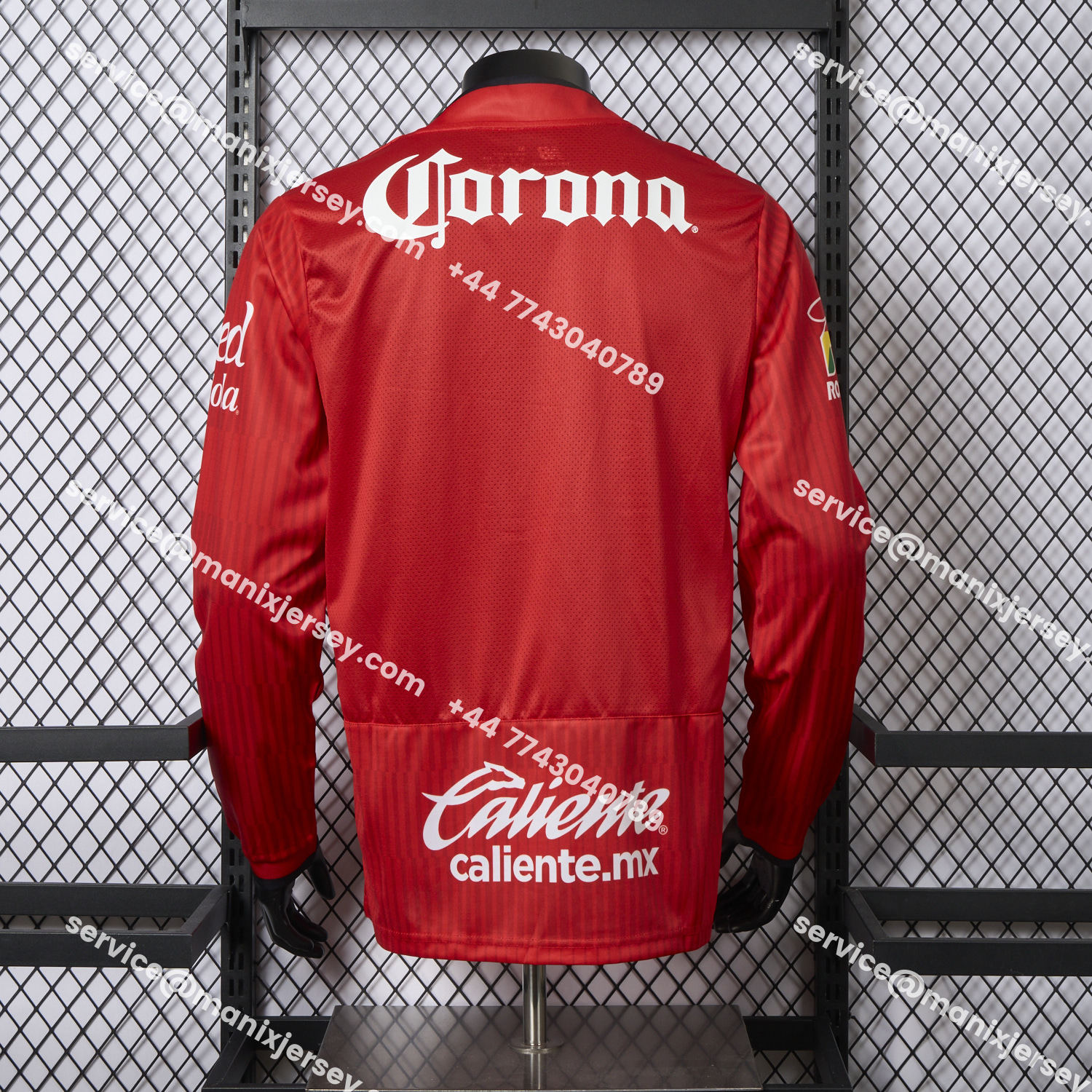 ManixJersey.com | Toluca 25-26 Home Long Sleeves Jersey - Player Version -Customize Name, Number and Patch | Worldwide Shipping