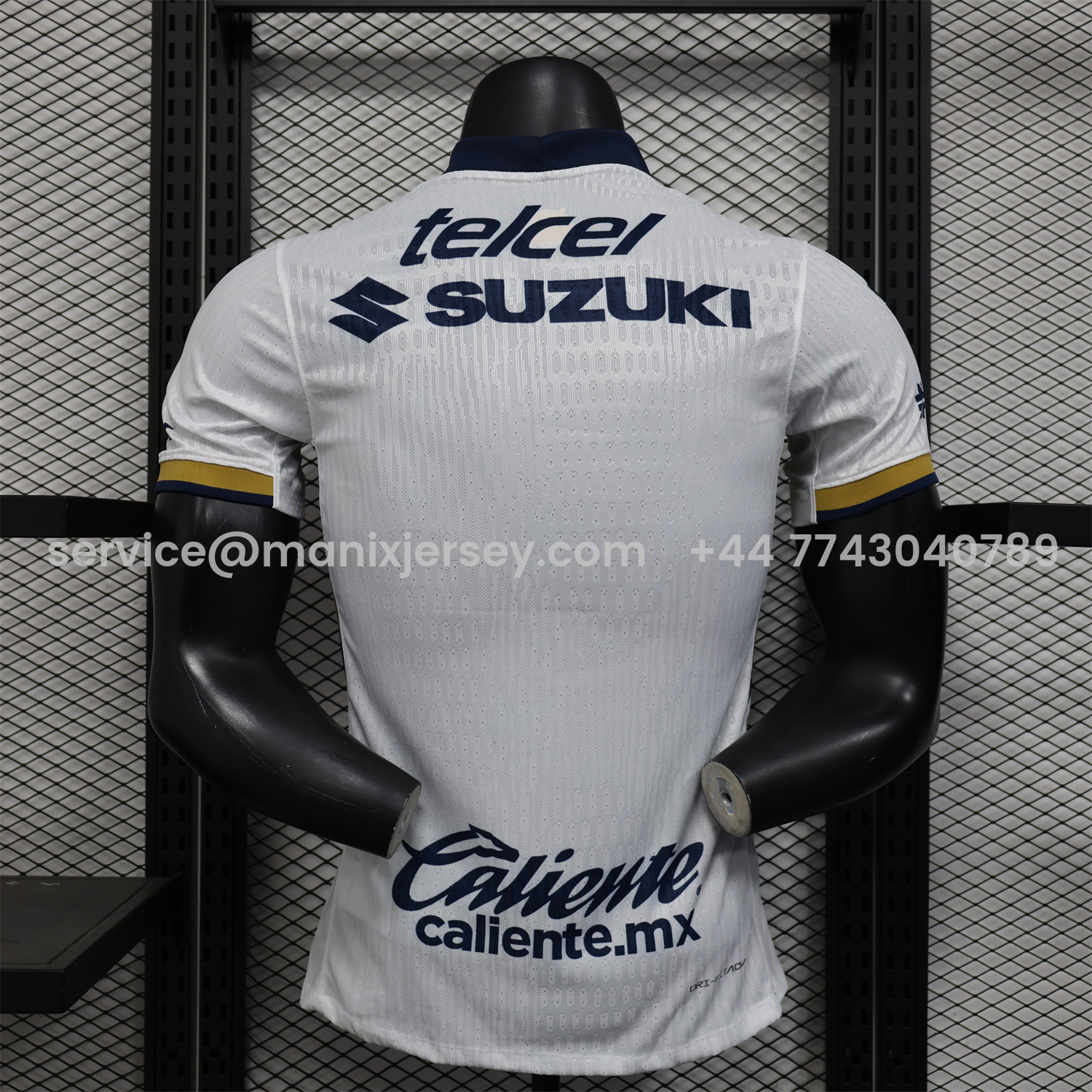 ManixJersey.com | Pumas UNAM 25-26 Home Jersey - Player Version -Customize Name, Number and Patch | Worldwide Shipping