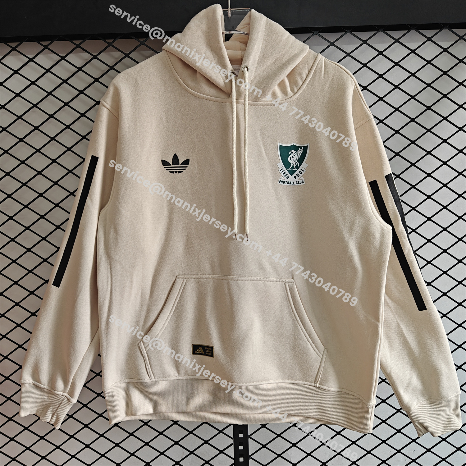ManixJersey.com | Liver.pool 25-26 Originals Terrace Icon Unisex Pullover Hoodie -Customize Name, Number and Patch | Worldwide Shipping