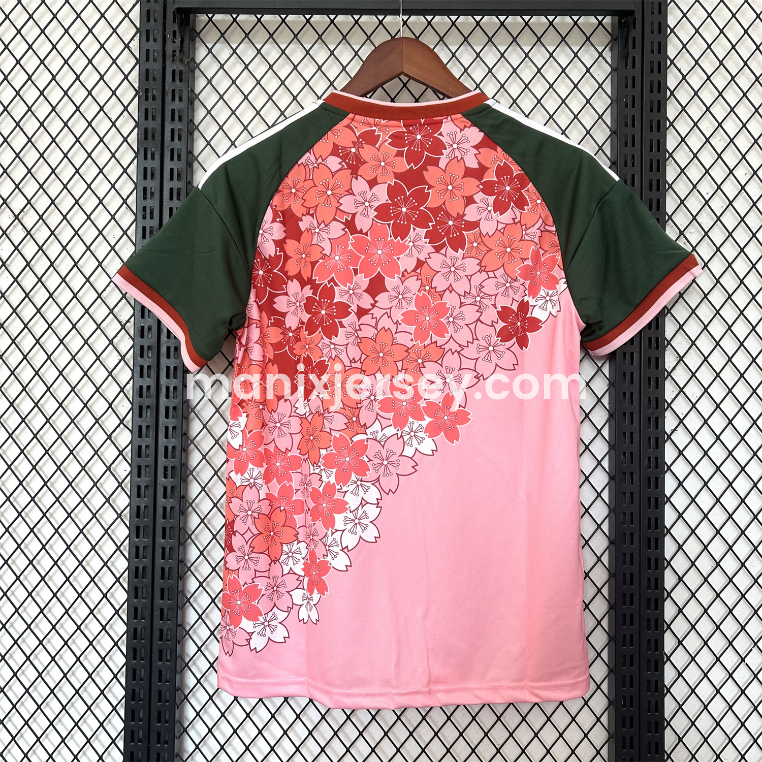 ManixJersey.com | Japan 25-26 Red & Pink Flowers Special Edition Jersey - Fans Version -Customize Name, Number and Patch | Worldwide Shipping