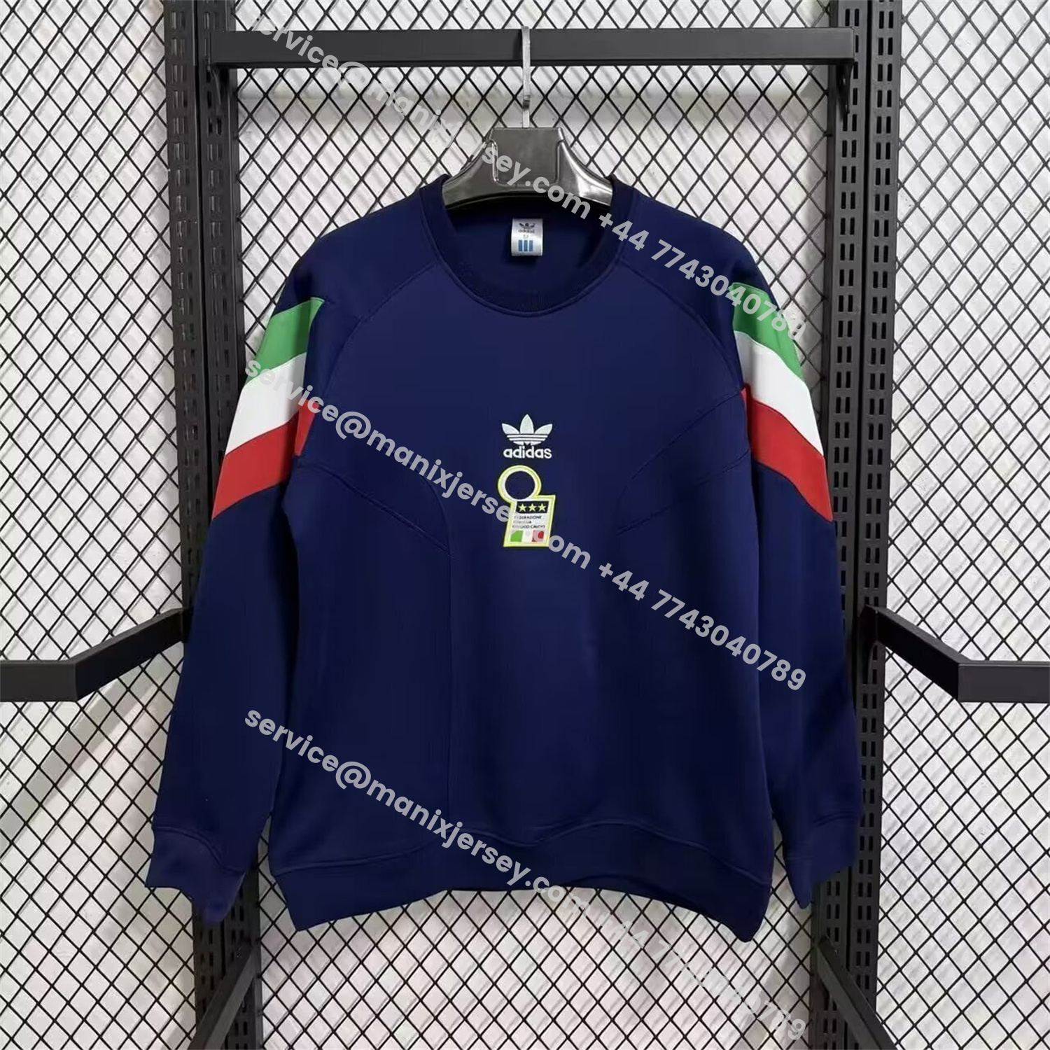 ManixJersey.com | Italy 2026 Deep Blue Unisex Pullover Hoodie -Customize Name, Number and Patch | Worldwide Shipping