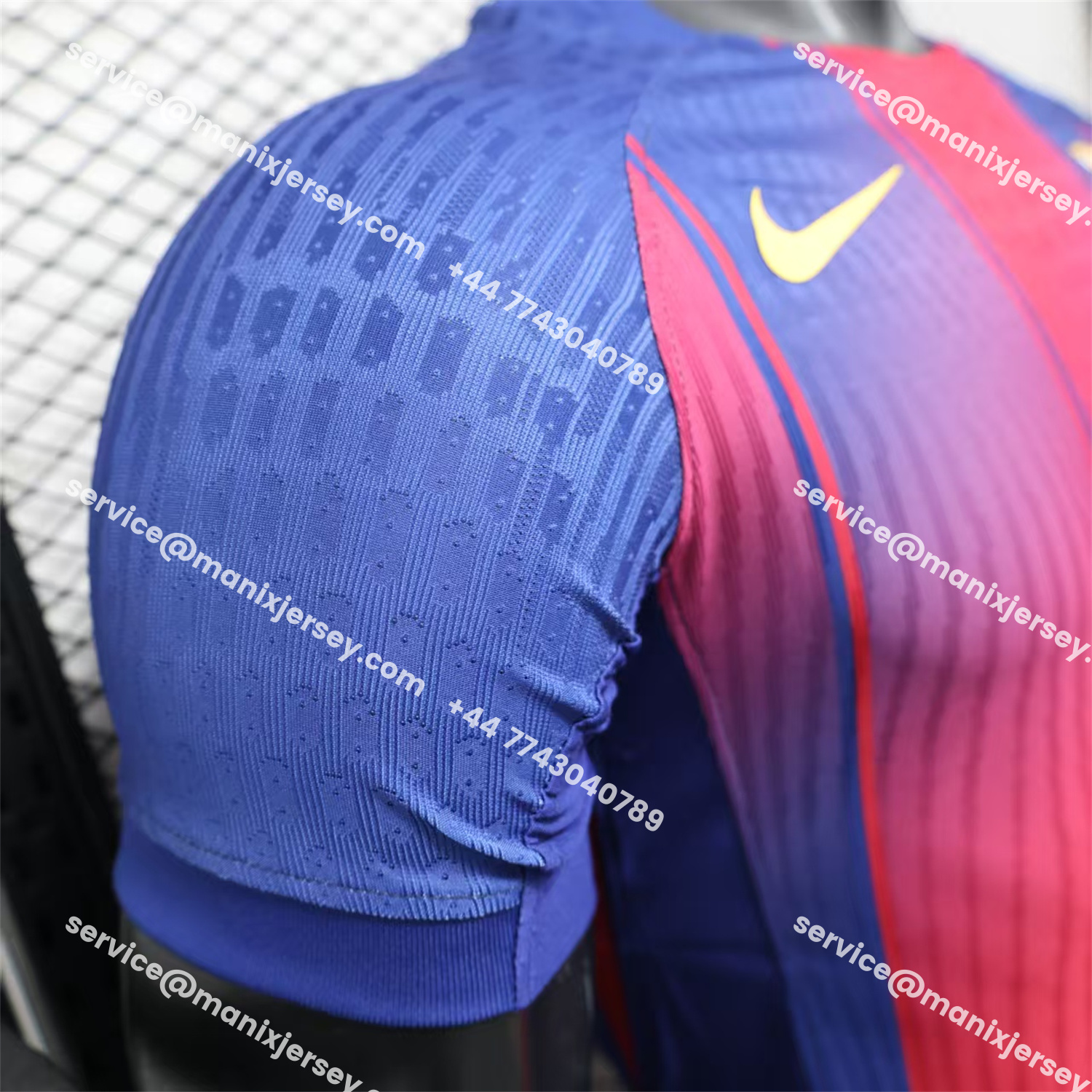 ManixJersey.com | Barcelona 25-26 Home Unsponsored Jersey - Player Version -Customize Name, Number and Patch | Worldwide Shipping