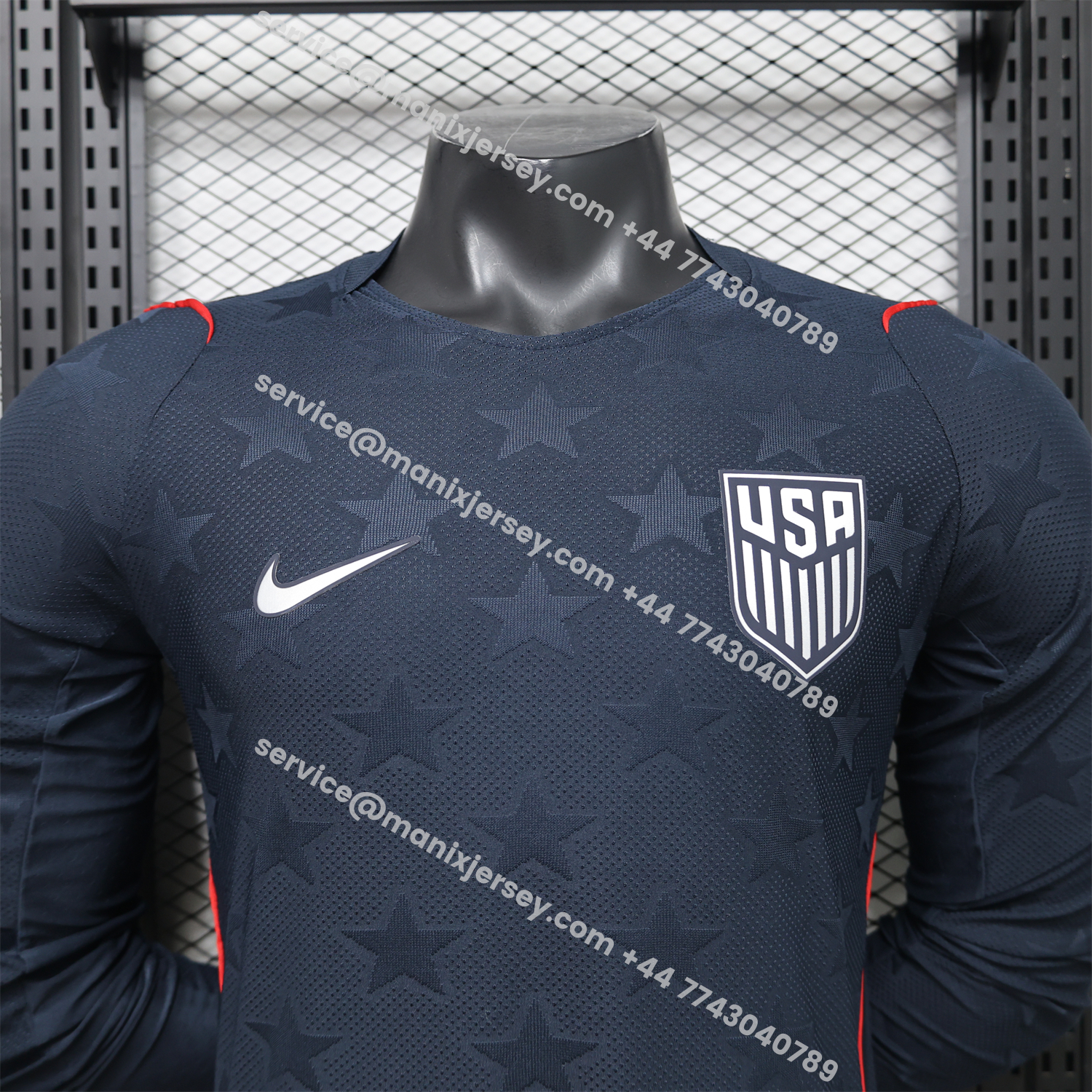 United States USA 2026 Away Long Sleeves Jersey - Player Version:football jersey mysite: unitedjerseyfootball 邓江浪:football