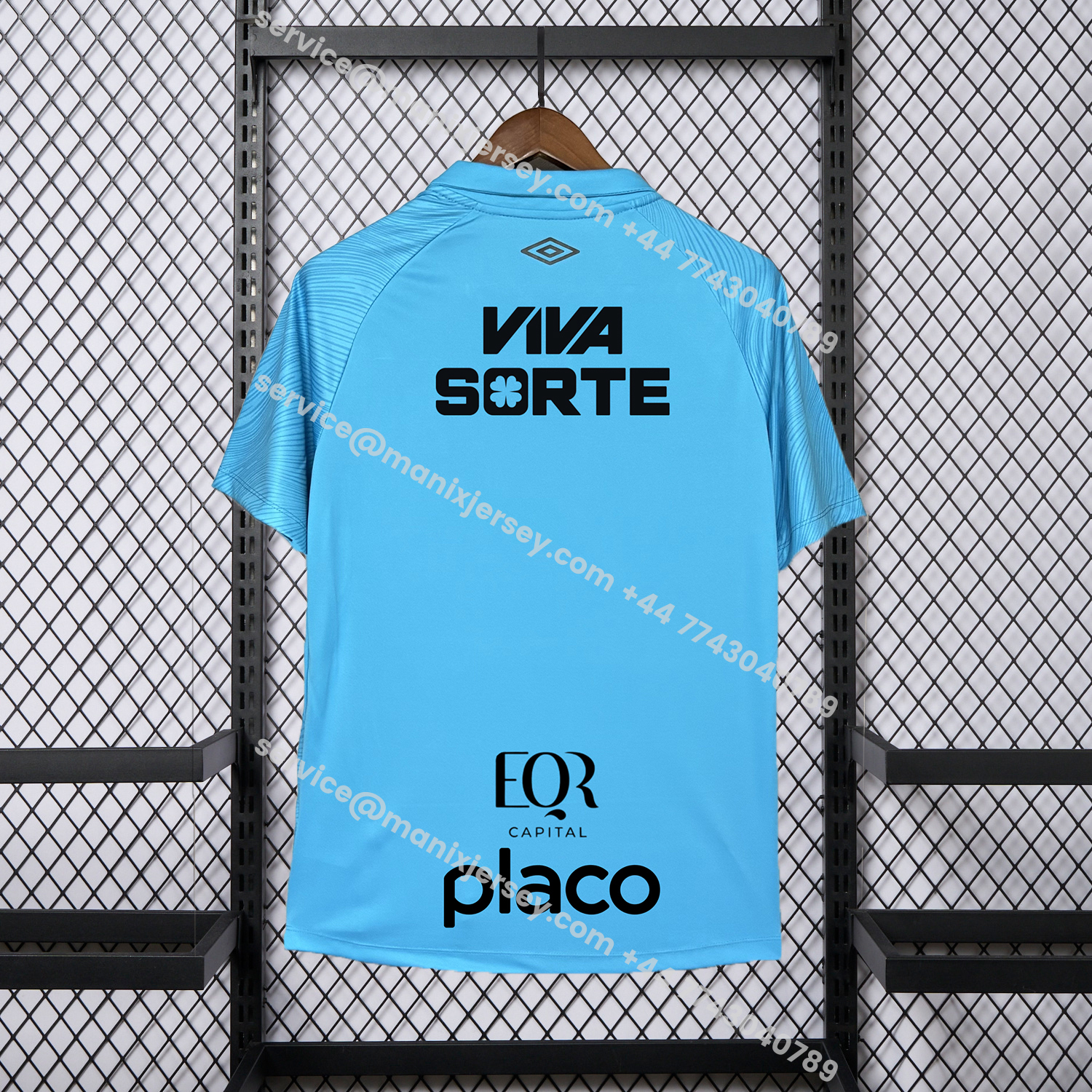 ManixJersey.com | Santos 25-26 Third Blue Jersey - Fans Version -Customize Name, Number and Patch | Worldwide Shipping