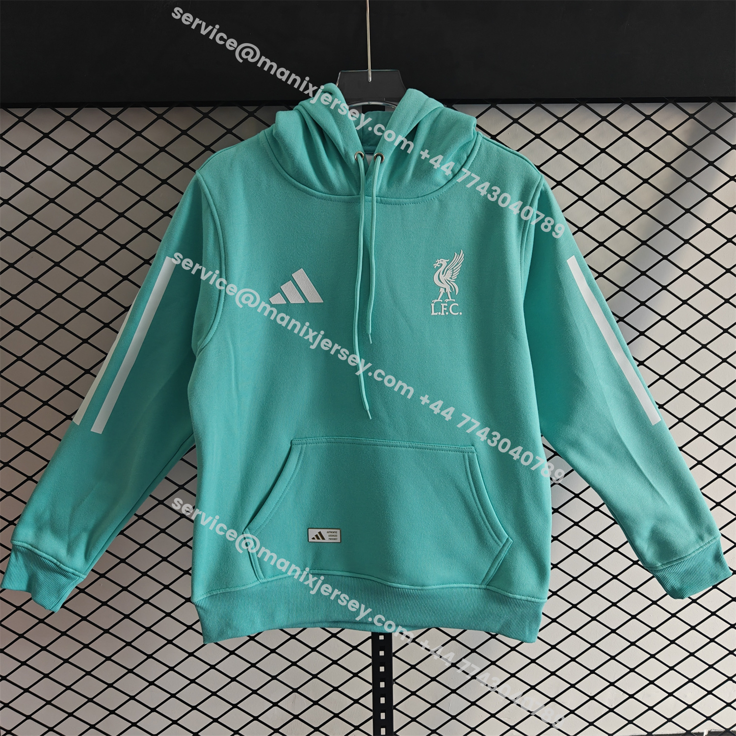 ManixJersey.com | Liver.pool 25-26 Home Unisex Pullover Hoodie -Customize Name, Number and Patch | Worldwide Shipping