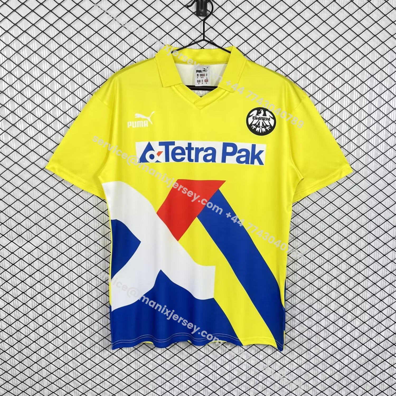 ManixJersey.com | Retro Frankfurt 1993-96 Away Jersey -Customize Name, Number and Patch | Worldwide Shipping