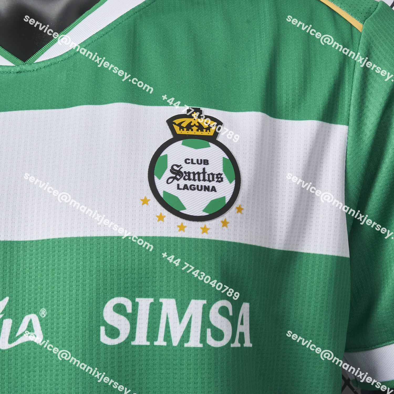 ManixJersey.com | Santos Laguna 25-26 Home Jersey - Player Version -Customize Name, Number and Patch | Worldwide Shipping