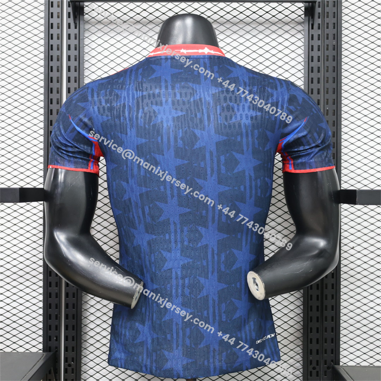 Paris Saint-Germain PSG 26-27 Blue Star Pattern Special Jersey - Player Version:football jersey mysite: unitedjerseyfootball 邓江浪:football