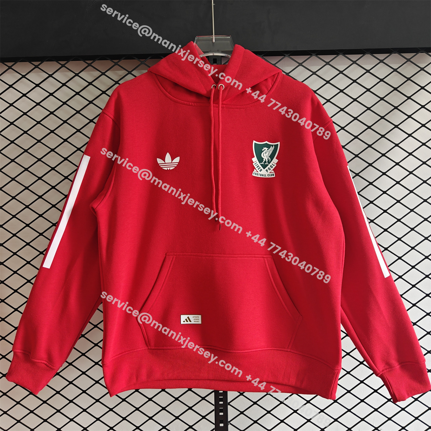 ManixJersey.com | Liver.pool 25-26 Originals Terrace Icon Unisex Pullover Hoodie -Customize Name, Number and Patch | Worldwide Shipping
