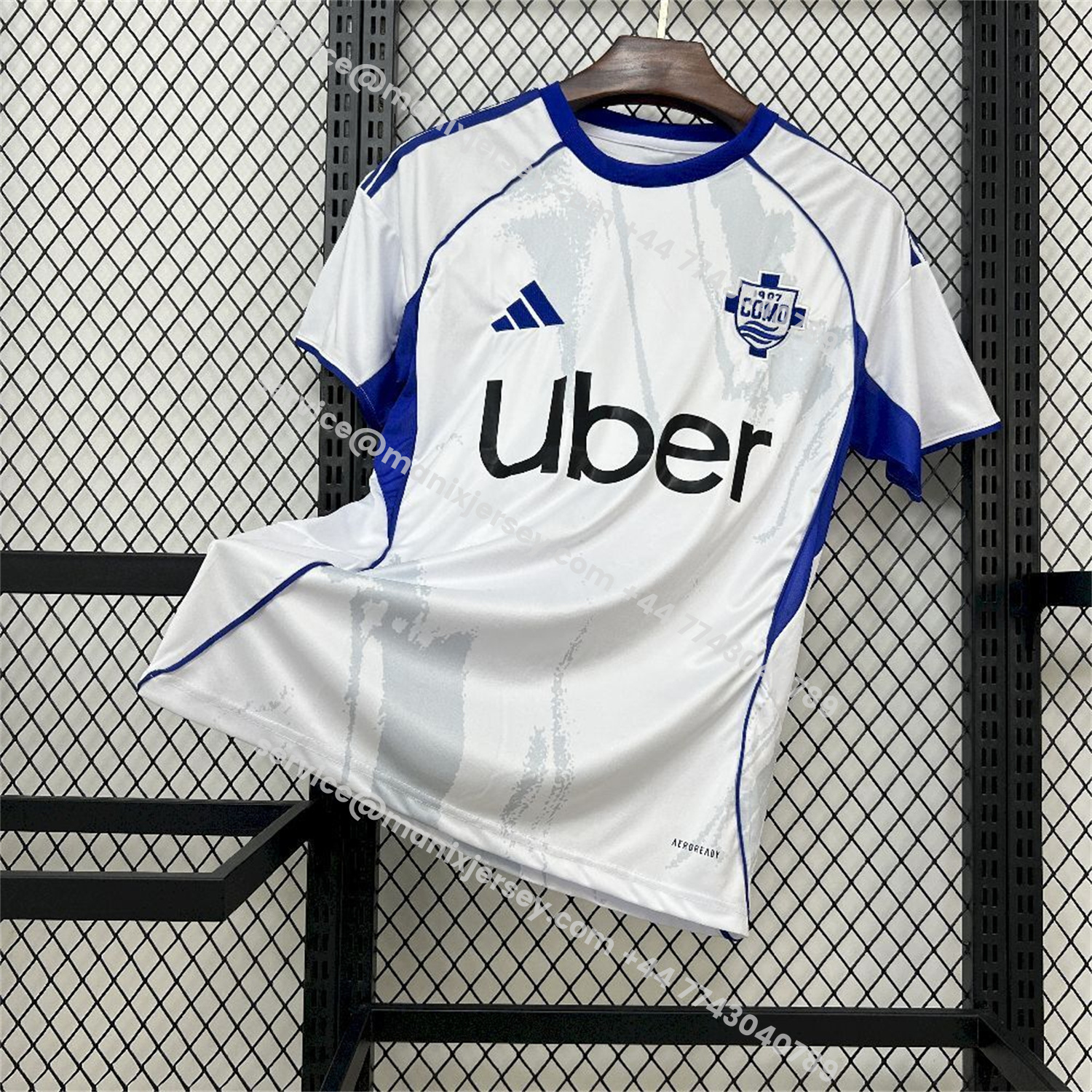 ManixJersey.com | Como 25-26 Away Jersey - Fans Version -Customize Name, Number and Patch | Worldwide Shipping