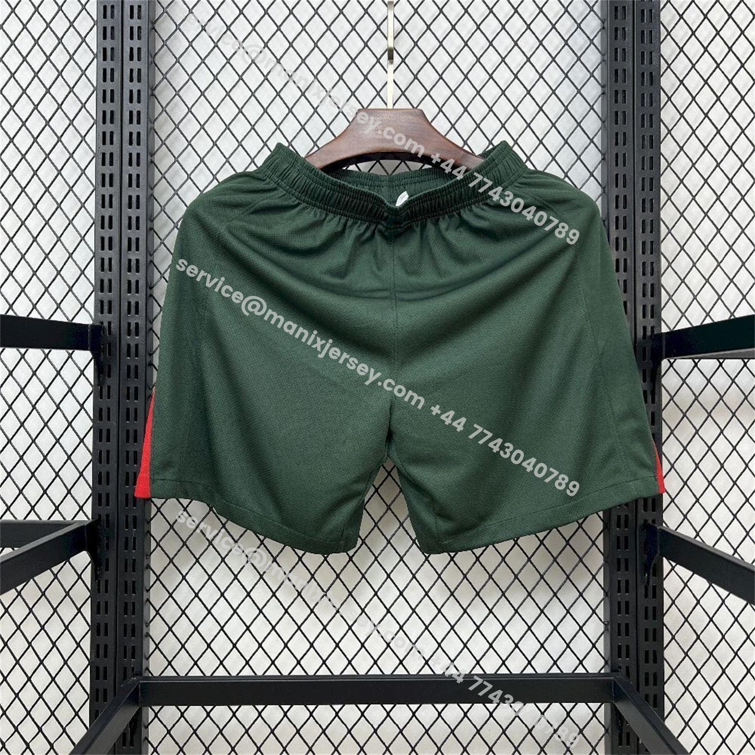 ManixJersey.com | C.H.E.L.S.E.A 25-26 Away Green Shorts - Fans Version -Customize Name, Number and Patch | Worldwide Shipping