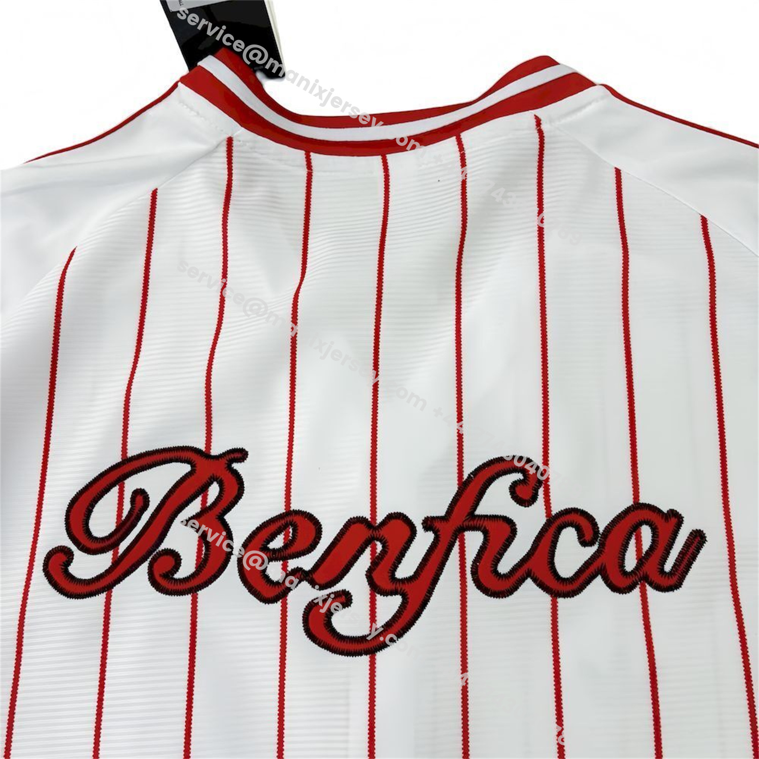 ManixJersey.com | Benfica 25-26 White Baseball Jersey -Customize Name, Number and Patch | Worldwide Shipping