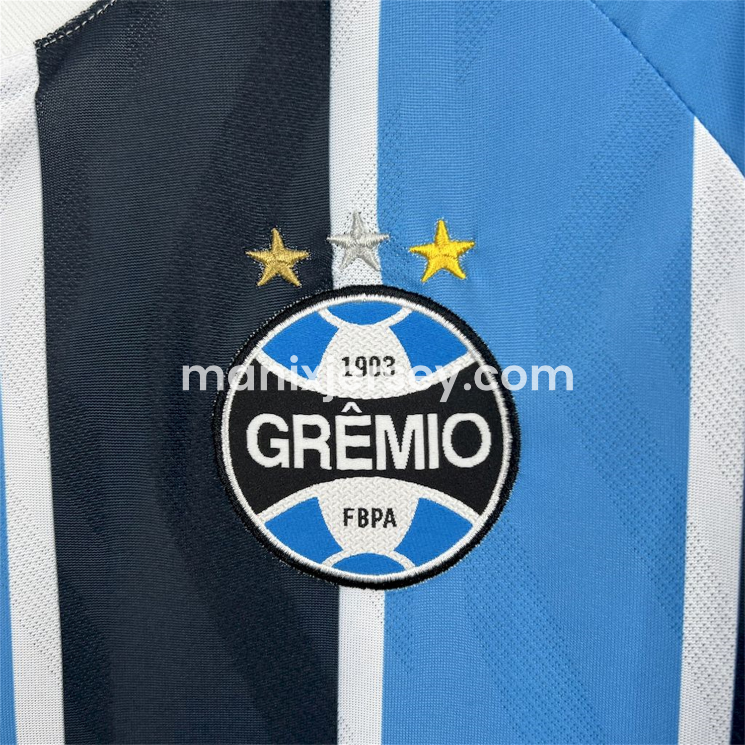 ManixJersey.com | Gremio 25-26 Home Long Sleeves Jersey with Sponsor - Fans Version -Customize Name, Number and Patch | Worldwide Shipping