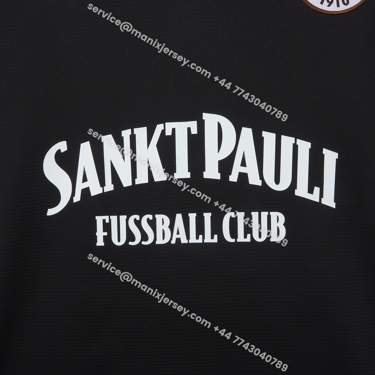 ManixJersey.com | St. Pauli 25-26 Retro Style Polo Jersey - Fans Version -Customize Name, Number and Patch | Worldwide Shipping