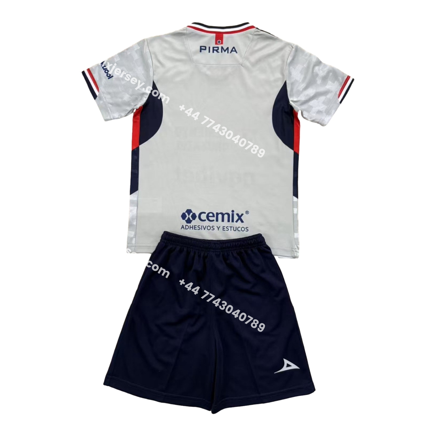 ManixJersey.com | Cruz Azul 25-26 Away Grey Kids Kit -Customize Name, Number and Patch | Worldwide Shipping
