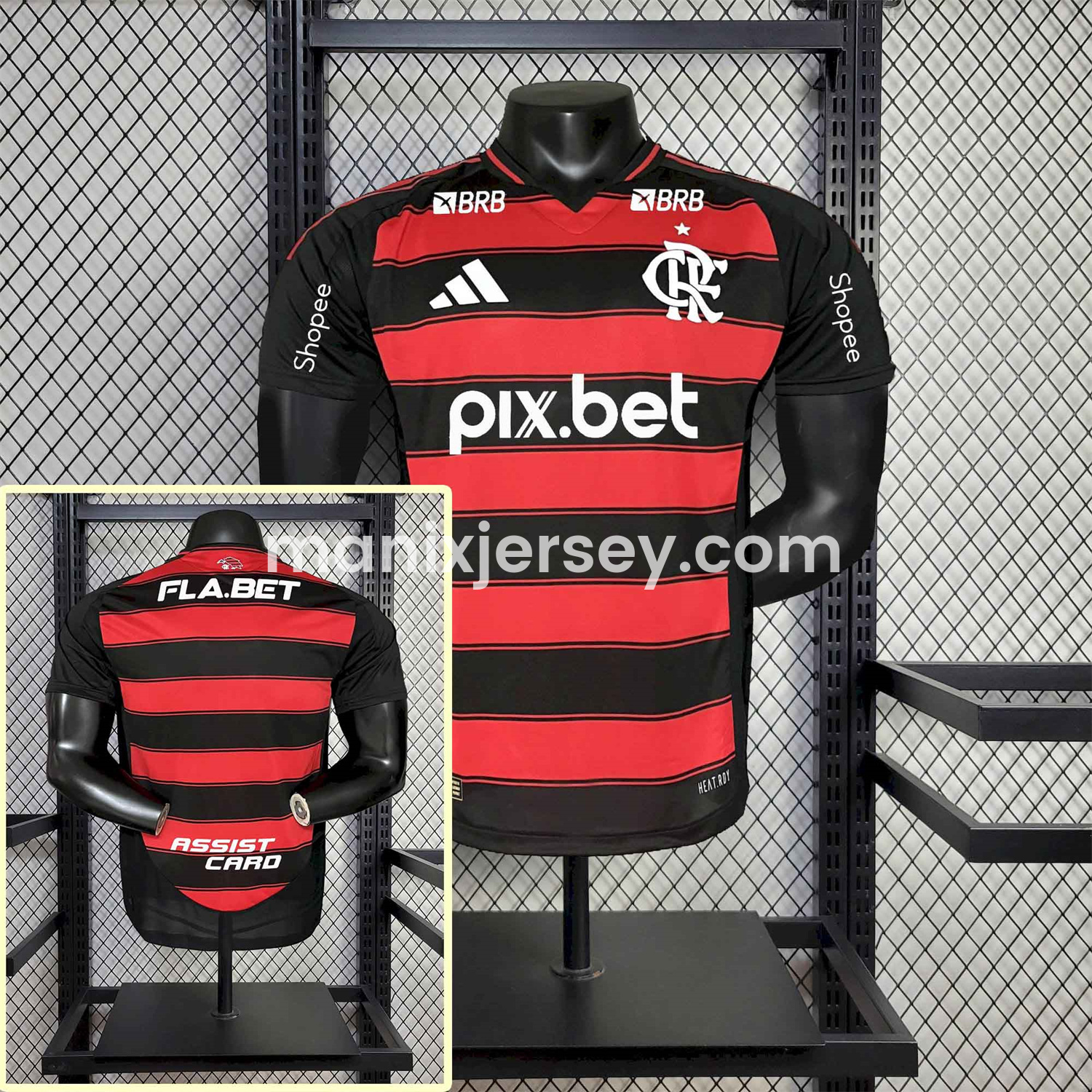 ManixJersey.com | Flamengo 25-26 Home Jersey with Sponsors - Player Version -Customize Name, Number and Patch | Worldwide Shipping