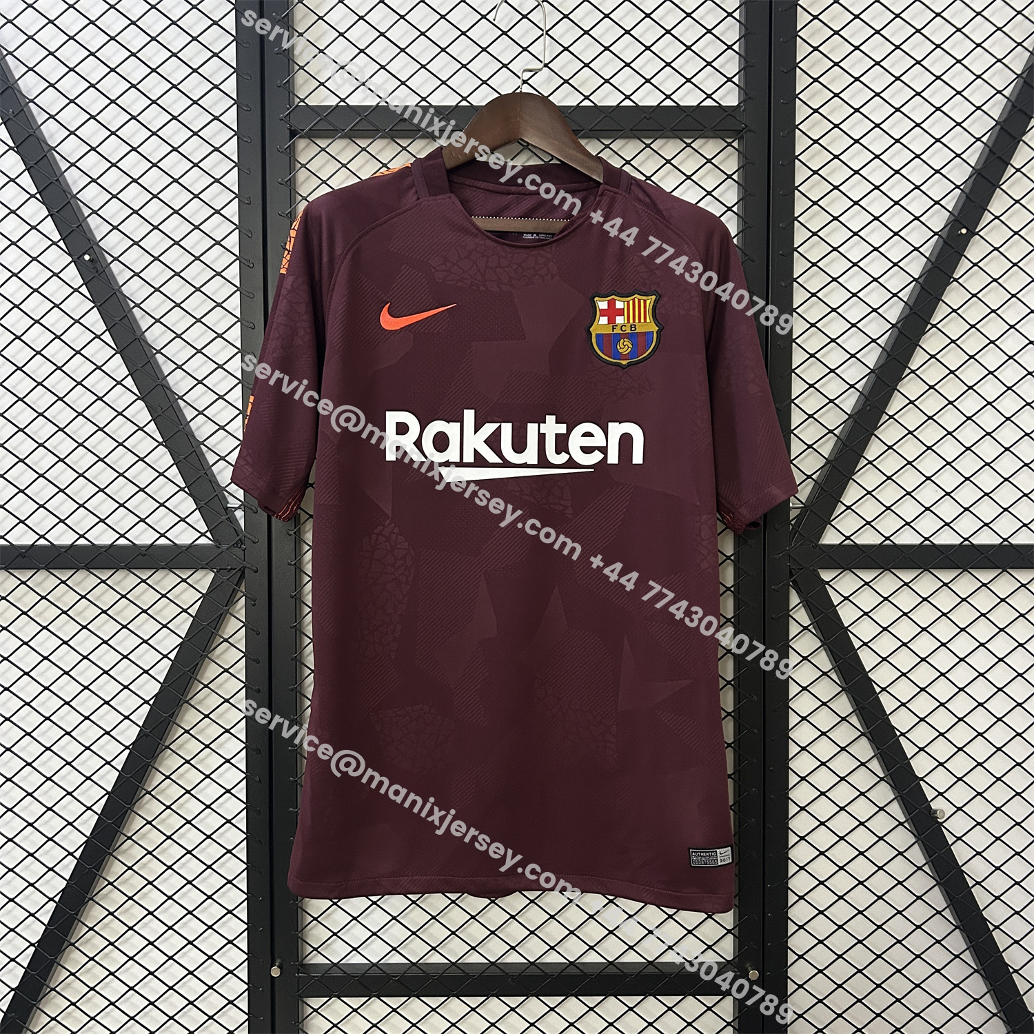 ManixJersey.com | Retro Barcelona 17-18 Third Jersey -Customize Name, Number and Patch | Worldwide Shipping