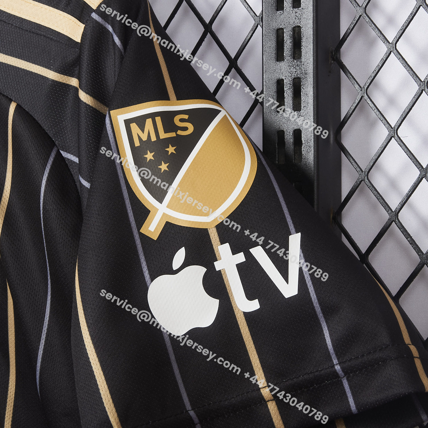 ManixJersey.com | Los Angeles FC 25-26 Home Black Jersey - Fans Version -Customize Name, Number and Patch | Worldwide Shipping