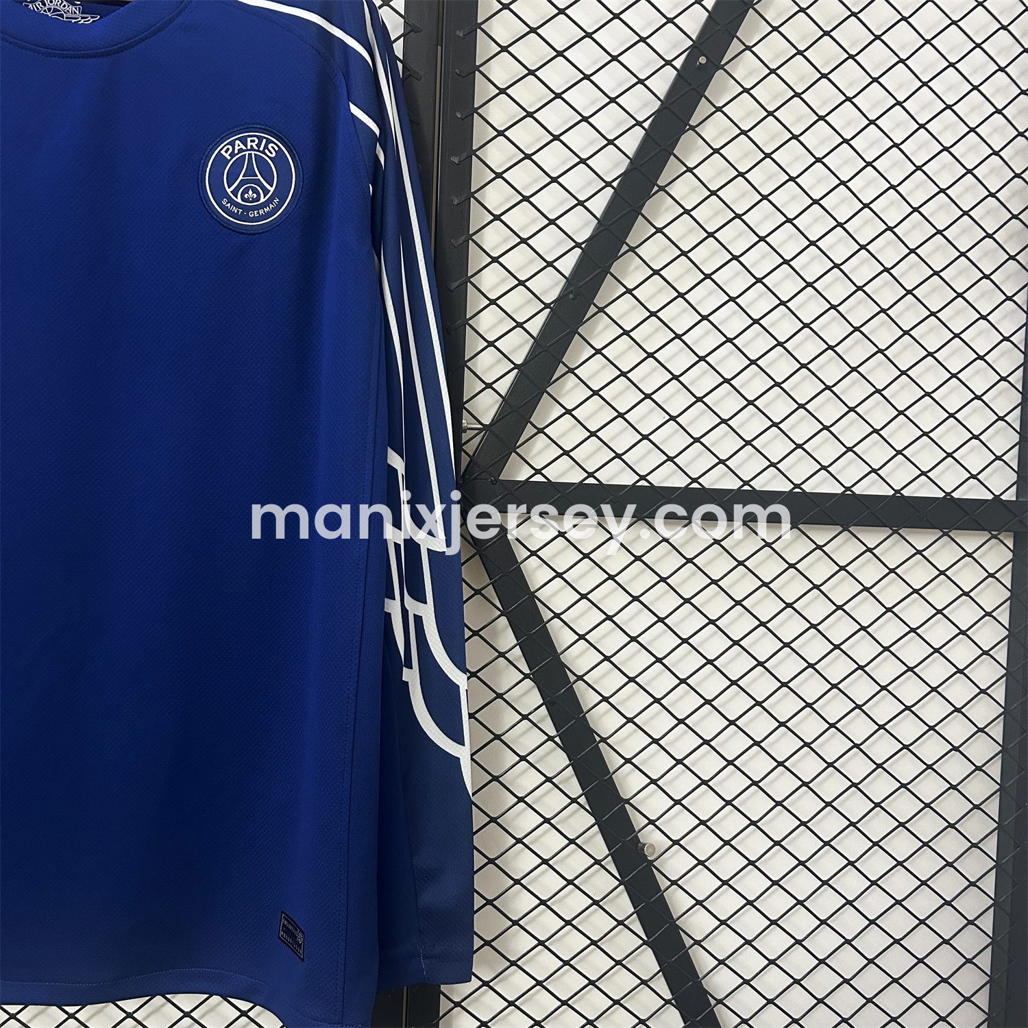 ManixJersey.com | Paris Saint-Germain PSG 24-25 Fourth Unsponsored Long Sleeves Jersey - Fans Version -Customize Name, Number and Patch | Worldwide Shipping