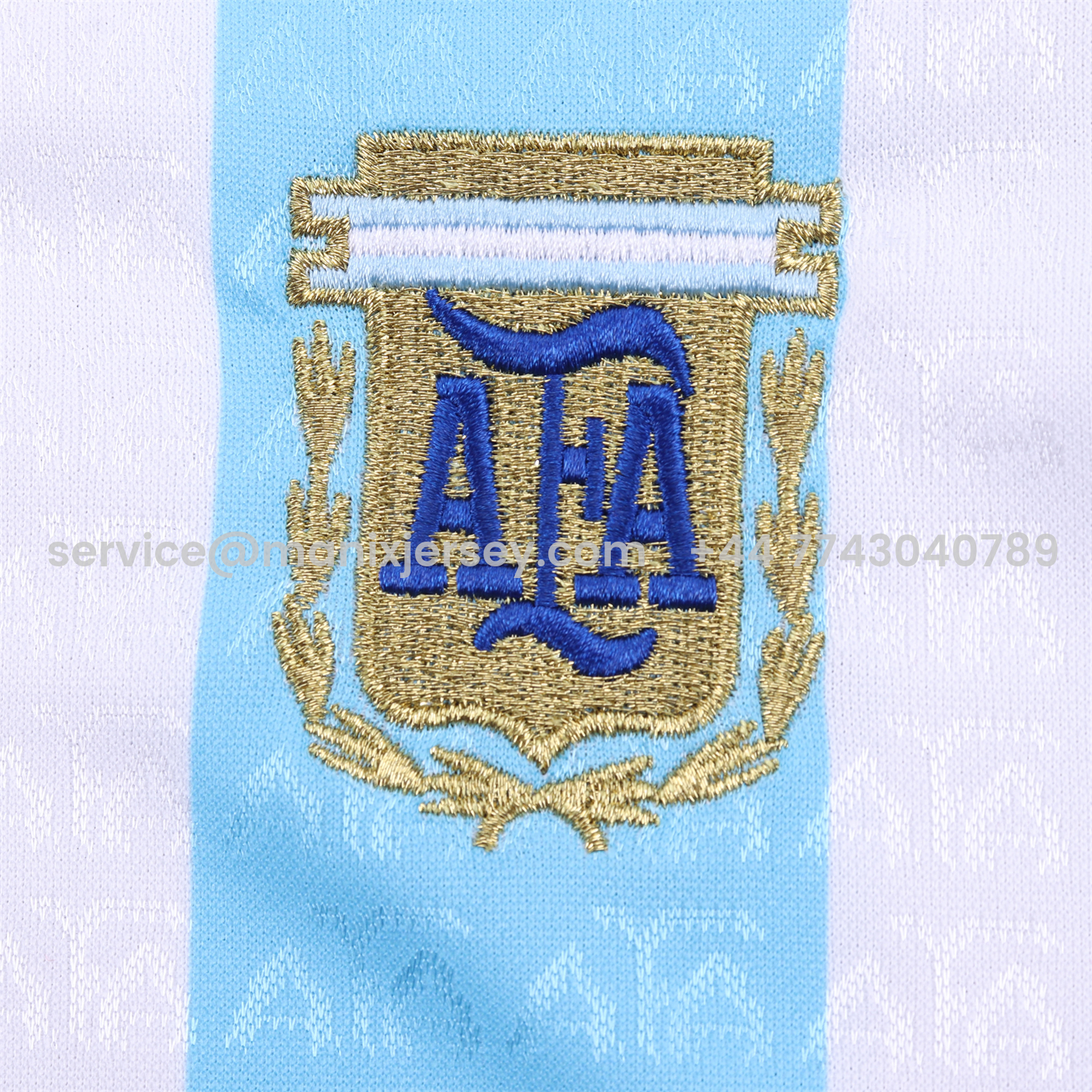 ManixJersey.com | Retro Argentina 1996-97 Home Kids Kit -Customize Name, Number and Patch | Worldwide Shipping