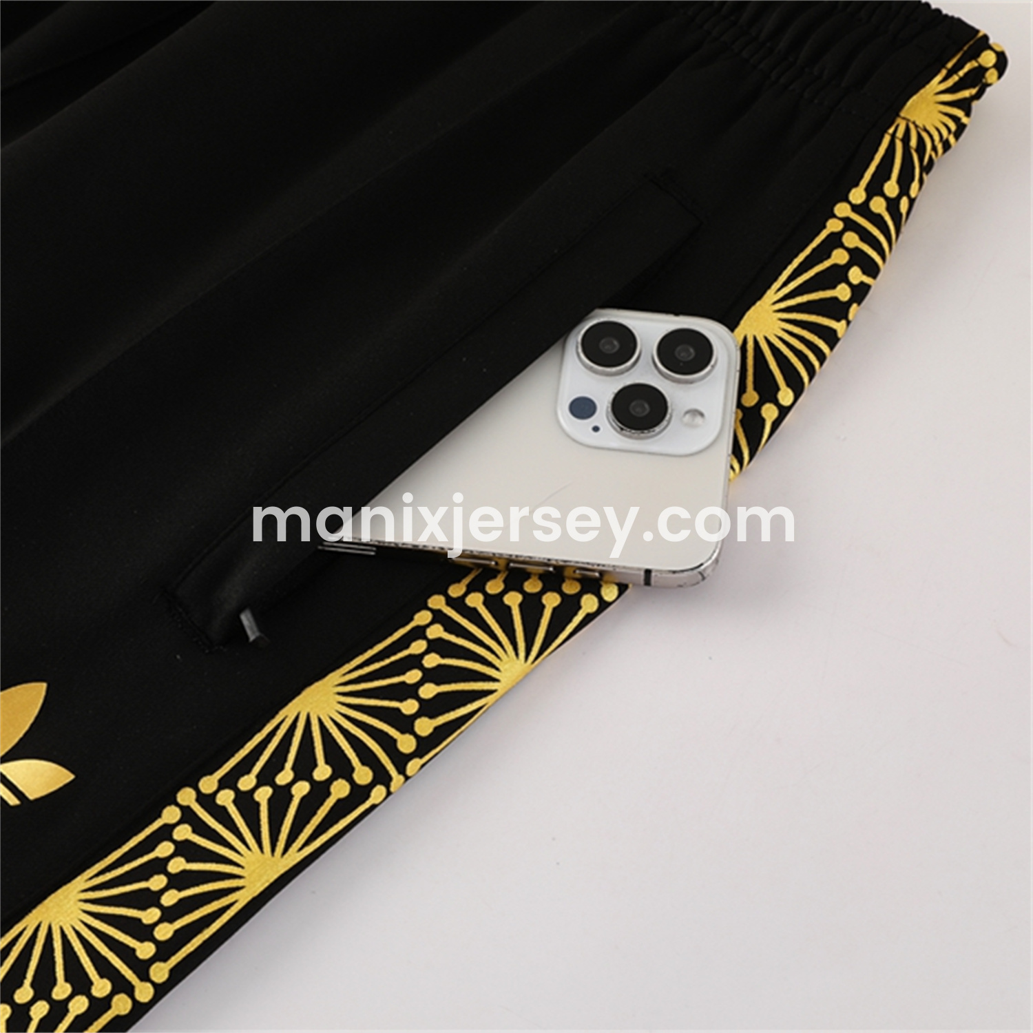 ManixJersey.com | Mexico 2025 Gold Cup Jacket Training Tracksuit - Black Top & Pants -Customize Name, Number and Patch | Worldwide Shipping