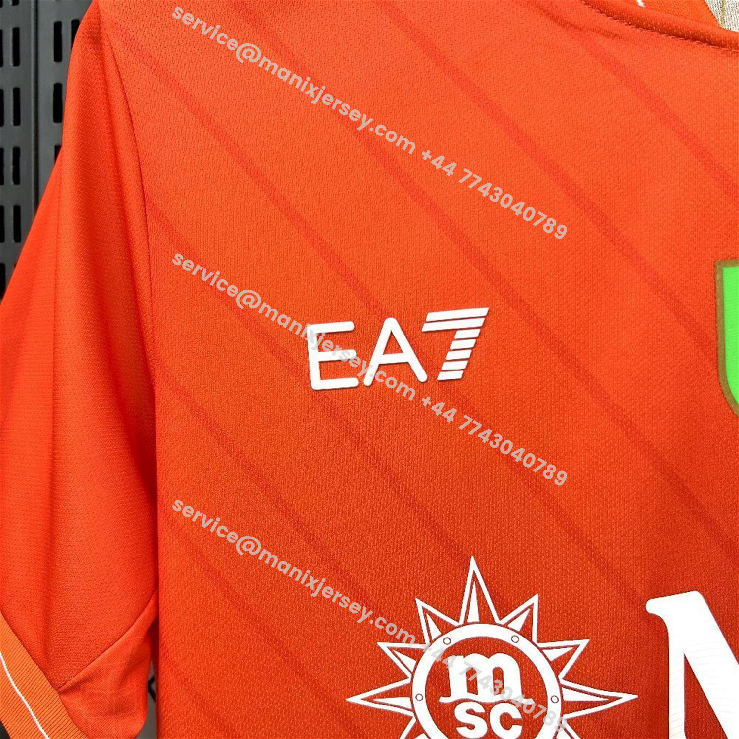 ManixJersey.com | Napoli 25-26 Goalkeeper Orange Jersey - Fans Version -Customize Name, Number and Patch | Worldwide Shipping