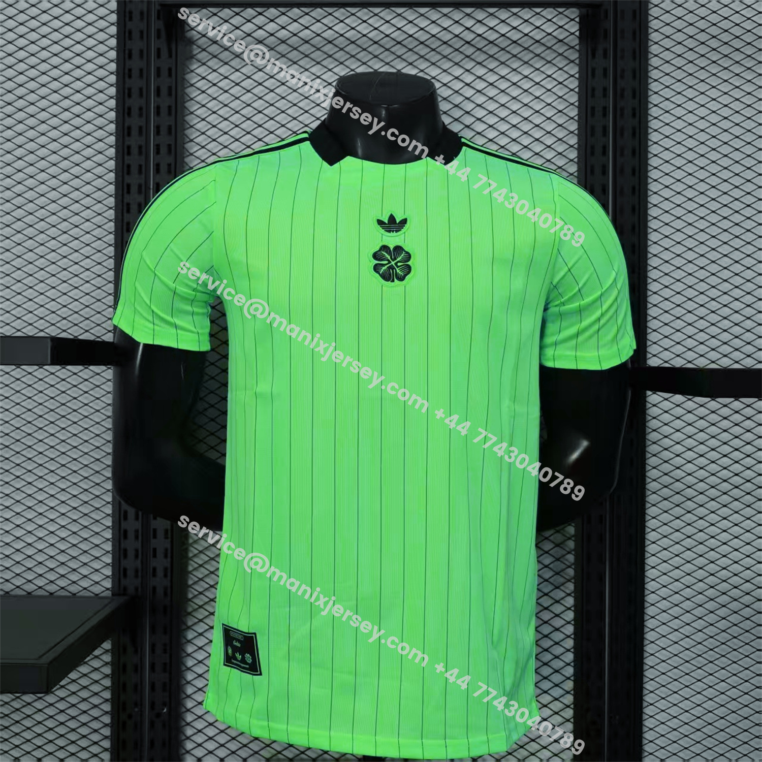 ManixJersey.com | Celtic 25-26 Icon Range Travel Special Edition Green Jersey - Player Version -Customize Name, Number and Patch | Worldwide Shipping