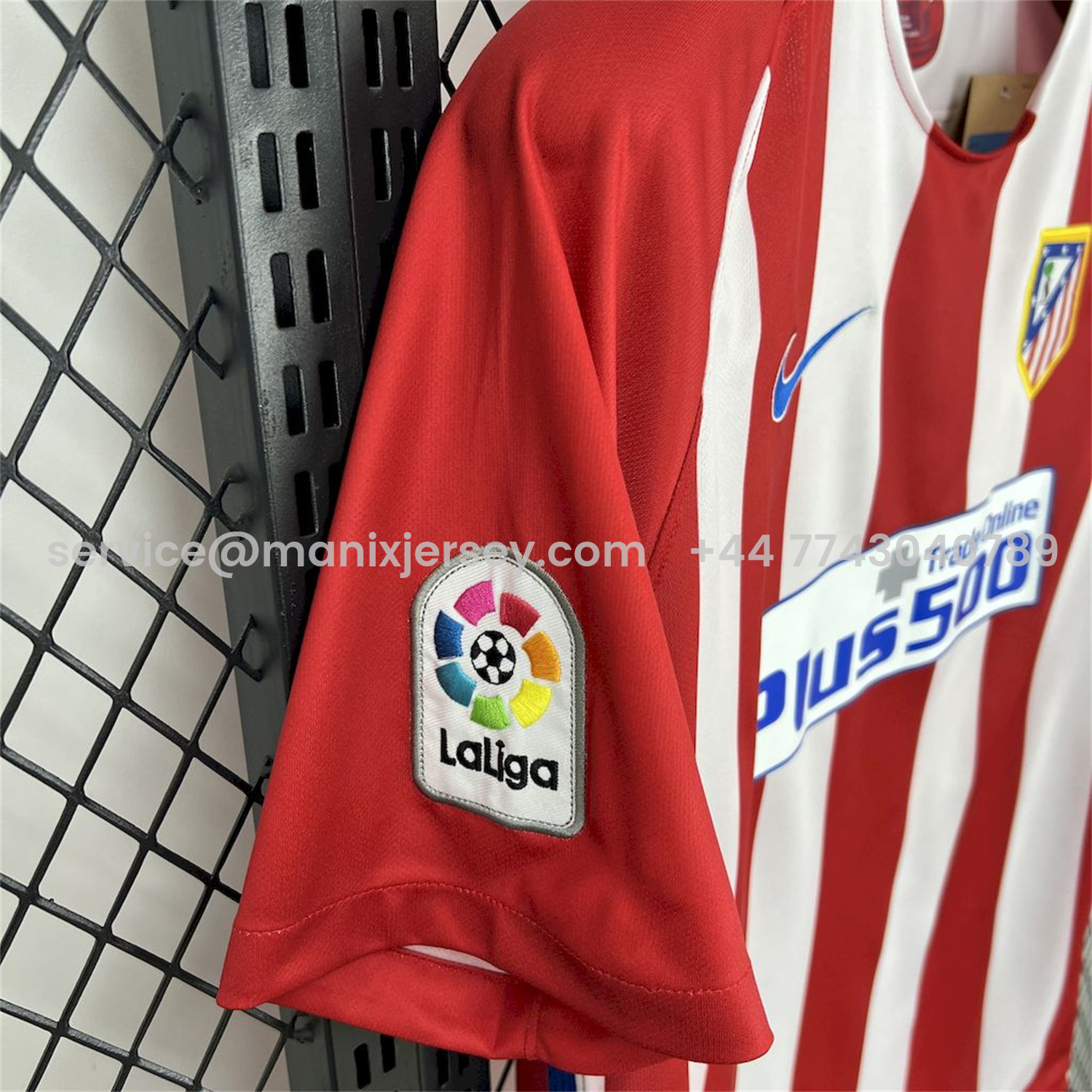 ManixJersey.com | Retro Atletico Madrid 2016-17 Home Jersey -Customize Name, Number and Patch | Worldwide Shipping