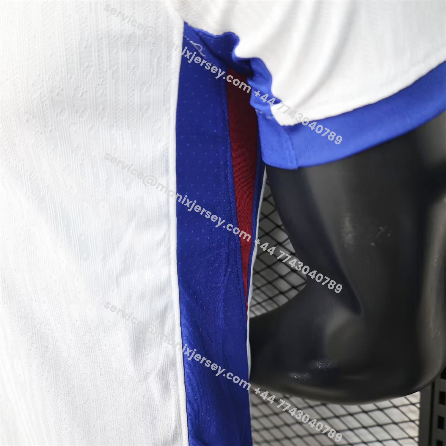 ManixJersey.com | Barcelona 25-26 Red And Blue Vertical Stripes Special White Jersey - Player Version -Customize Name, Number and Patch | Worldwide Shipping