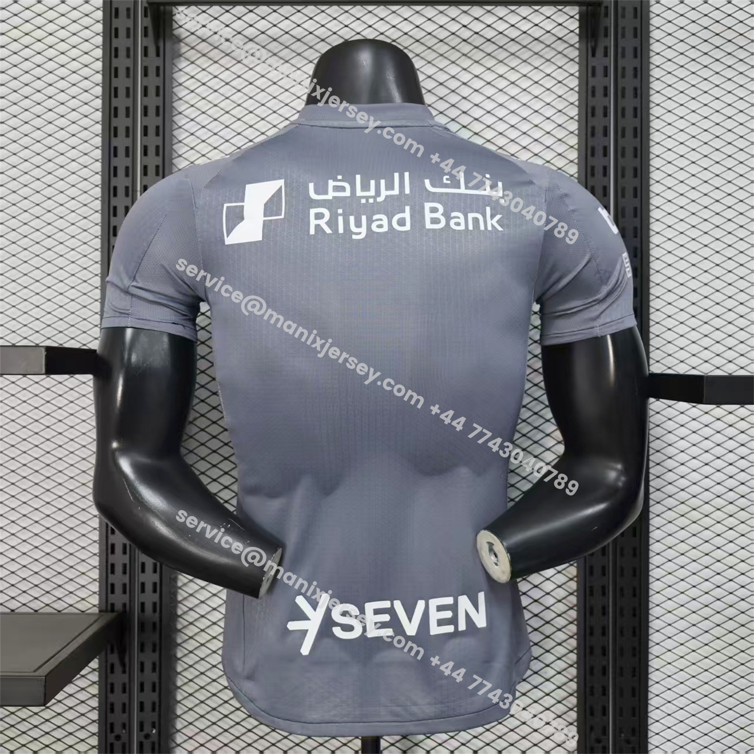 ManixJersey.com | Al Hilal Riyadh Crescent 25-26 Third Grey Jersey - Player Version -Customize Name, Number and Patch | Worldwide Shipping