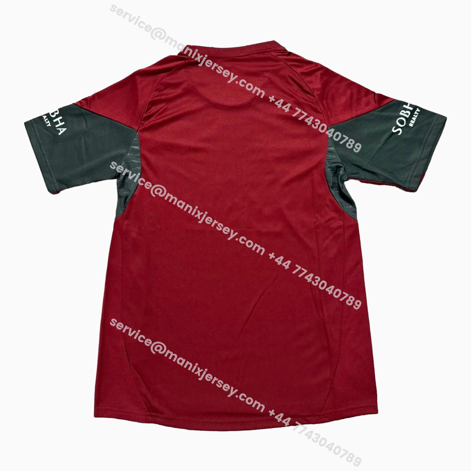 ManixJersey.com | Arsenal 25-26 Wine Red Training Jersey - Fans Version -Customize Name, Number and Patch | Worldwide Shipping