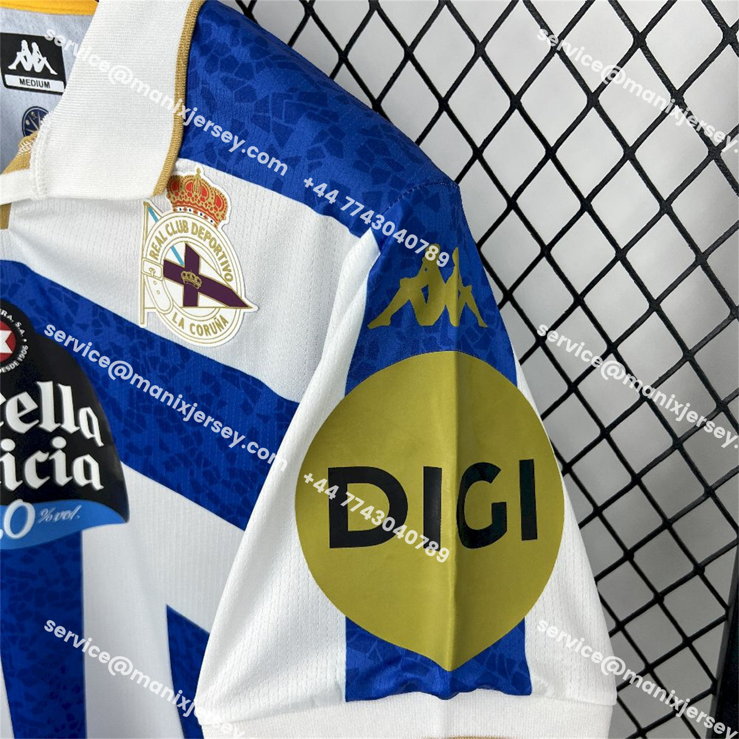 ManixJersey.com | Deportivo de La Coruña 25-26 Home Jersey - Fans Version -Customize Name, Number and Patch | Worldwide Shipping