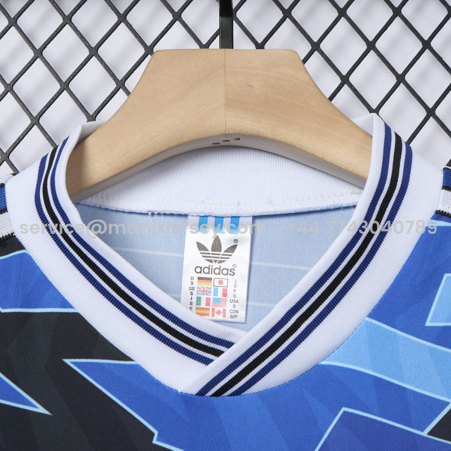 ManixJersey.com | Retro Schalke 04 1992-93 Home Jersey -Customize Name, Number and Patch | Worldwide Shipping