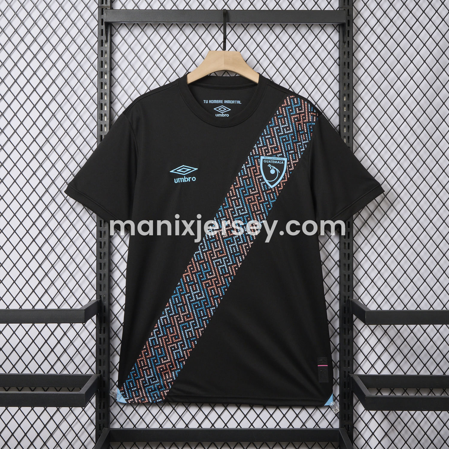 ManixJersey.com | Guatemala 25-26 Third Black Jersey - Fans Version -Customize Name, Number and Patch | Worldwide Shipping