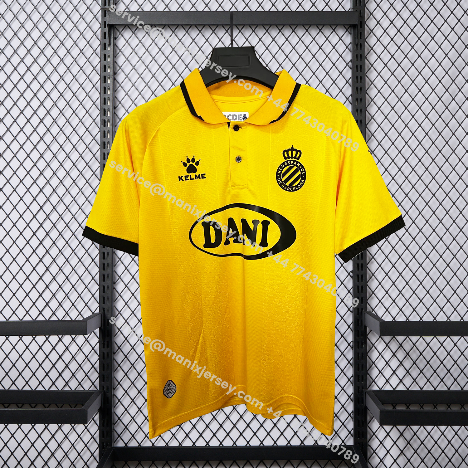 ManixJersey.com | RCD Espanyol 25-26 125th Anniversary Yellow Jersey - Fans Version -Customize Name, Number and Patch | Worldwide Shipping