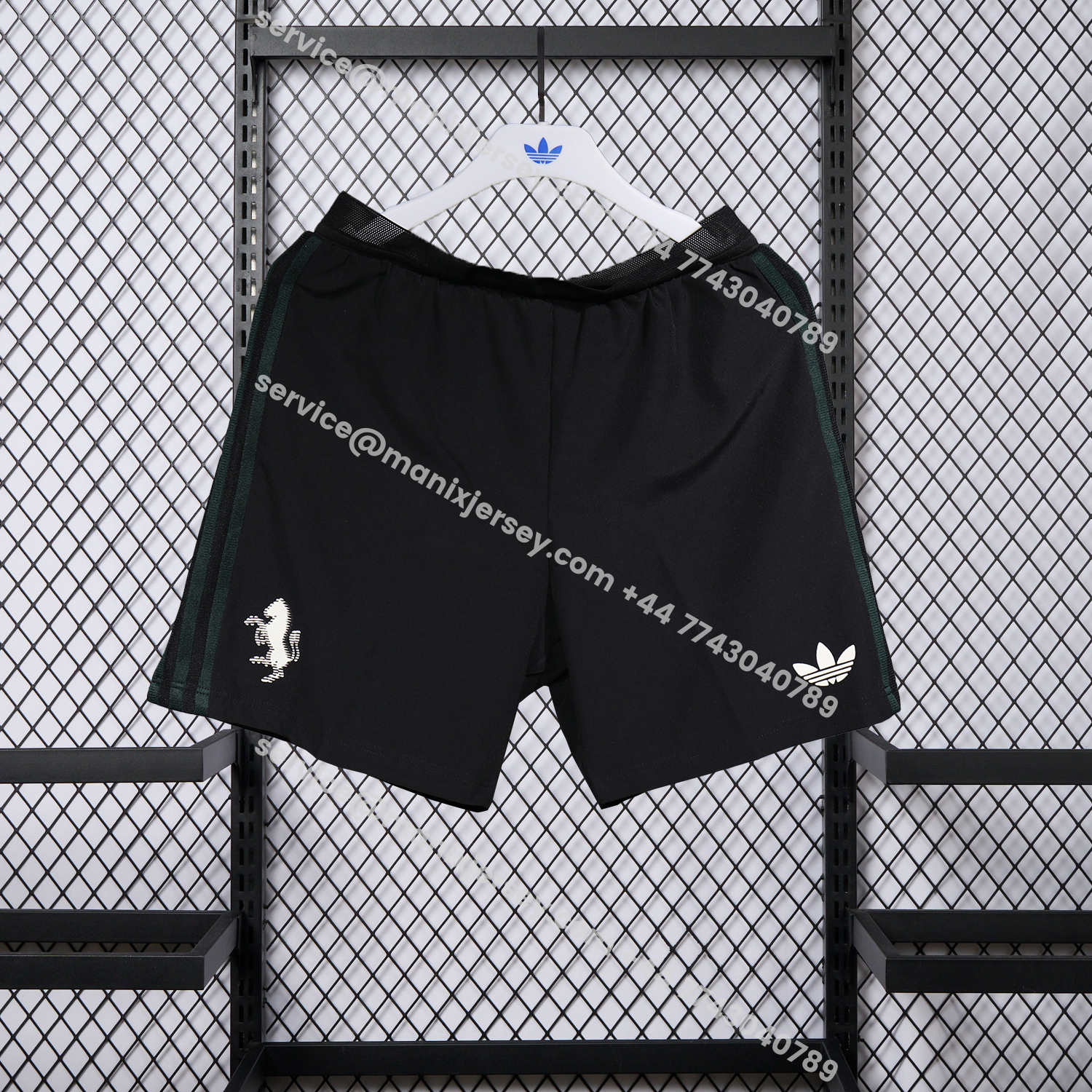 ManixJersey.com | Juventus 25-26 Third Black Shorts - Player Version -Customize Name, Number and Patch | Worldwide Shipping