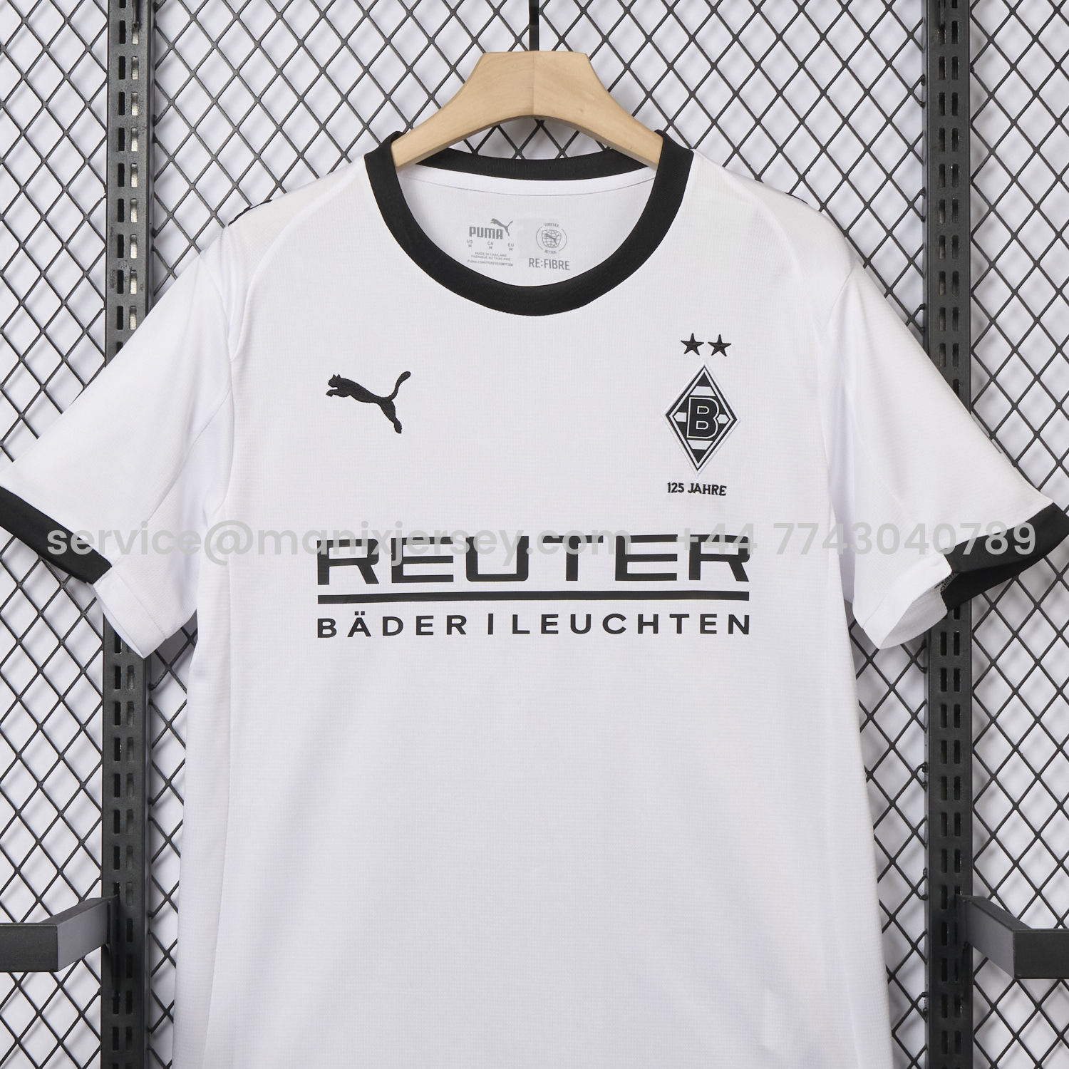 ManixJersey.com | Borussia Mönchengladbach 25-26 Home Jersey - Fans Version -Customize Name, Number and Patch | Worldwide Shipping