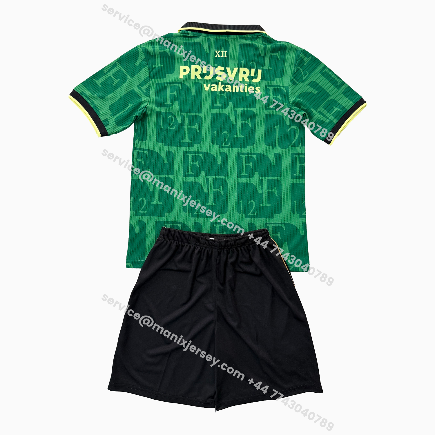 ManixJersey.com | Feyenoord 25-26 Fourth Men's Adult Jersey Set - Fans Version -Customize Name, Number and Patch | Worldwide Shipping