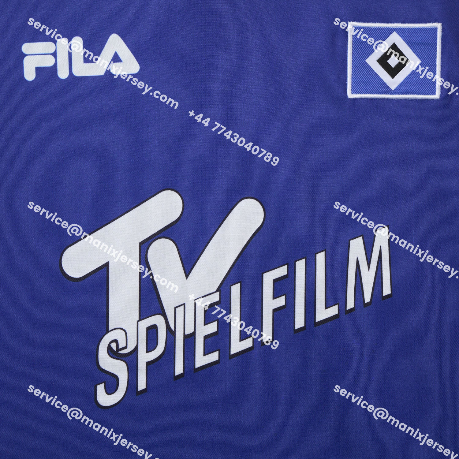 ManixJersey.com | Retro Hamburger SV 2000-01 Away Blue Jersey -Customize Name, Number and Patch | Worldwide Shipping