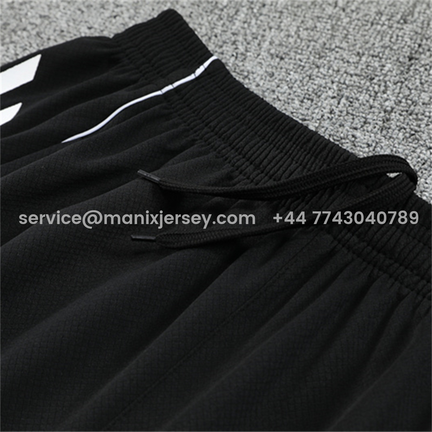 ManixJersey.com | Germany 25-26 Kids Short-Sleeve Training Set - White Top & Black Shorts -Customize Name, Number and Patch | Worldwide Shipping